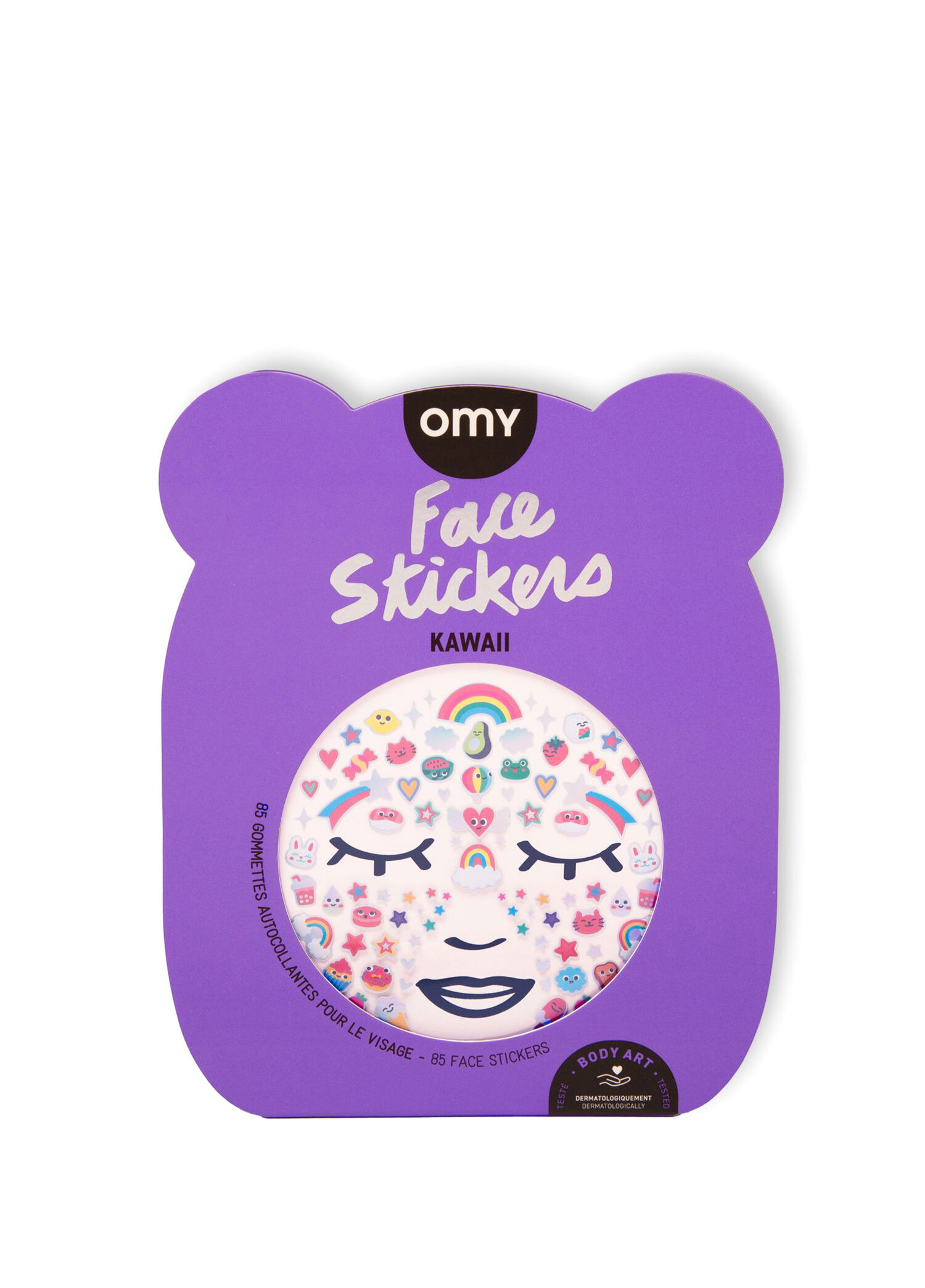 Kawaii Face Stickers Kız Çocuk Yüz Stickerı