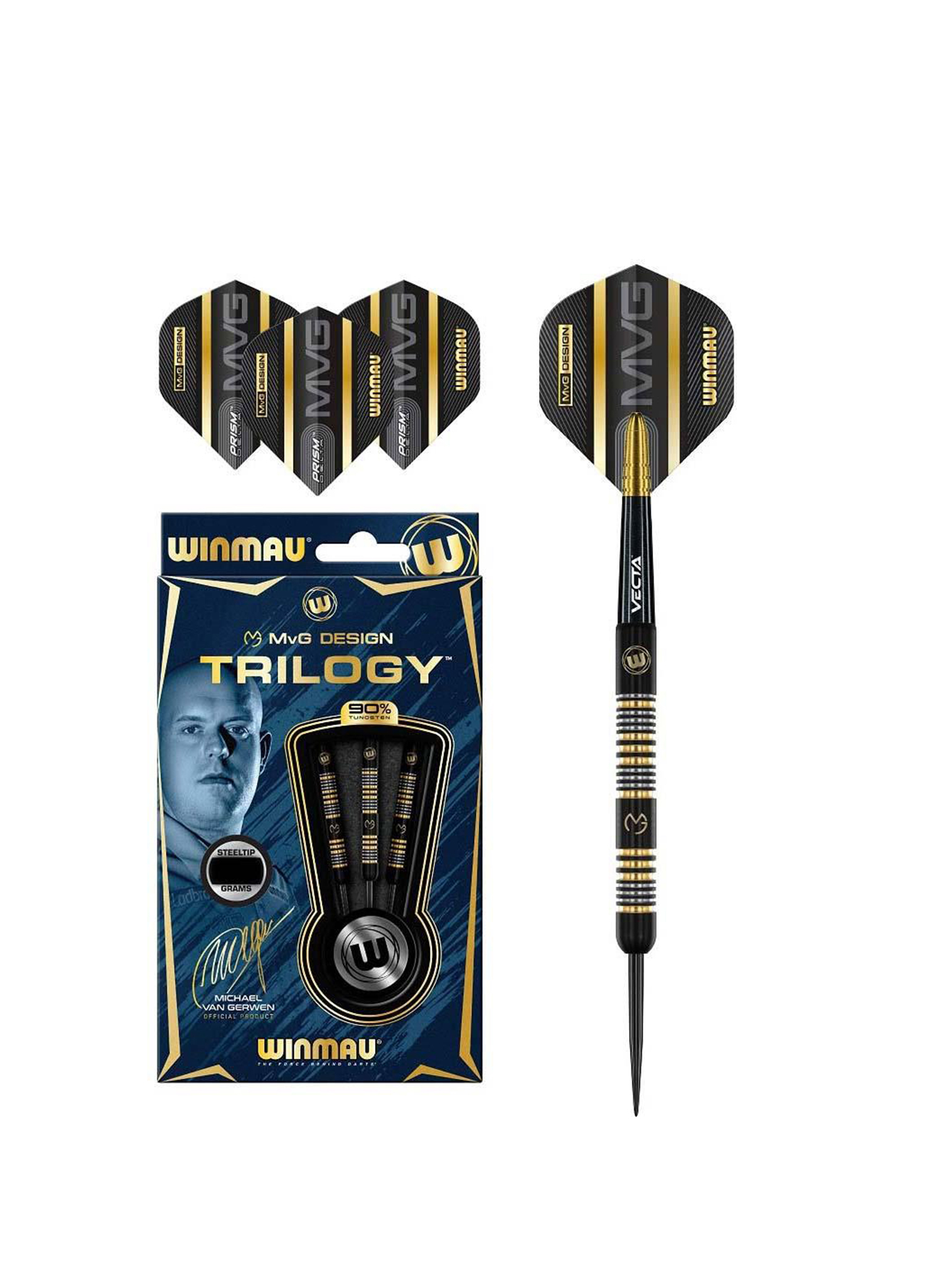 MVG Trilogy %90 Tungsten Çelik Uçlu Dart Oku