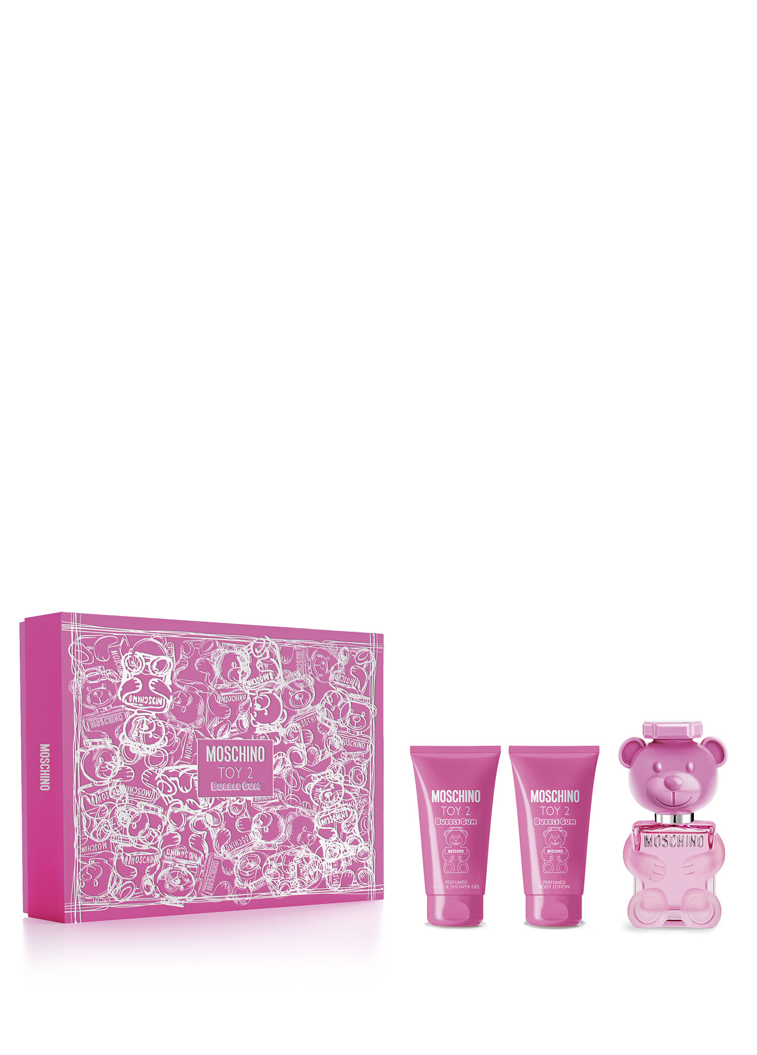 P Moschino Toy 2 Bubble Gum Edt Parfum 50 Ml Dus Jeli 50 Ml Vucut Losyonu 50 Ml Kadin Parfum Seti