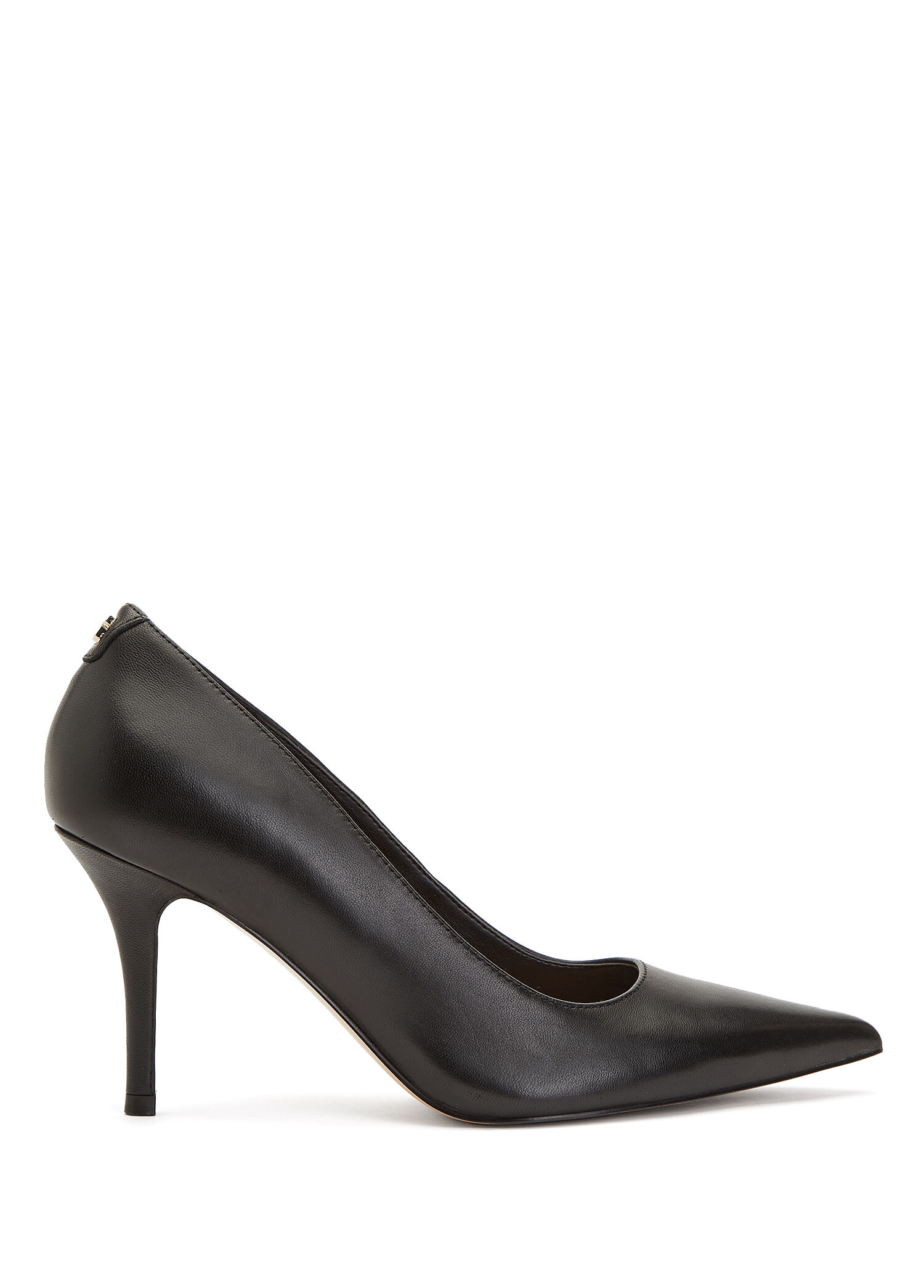 Prindy Siyah Deri Stiletto