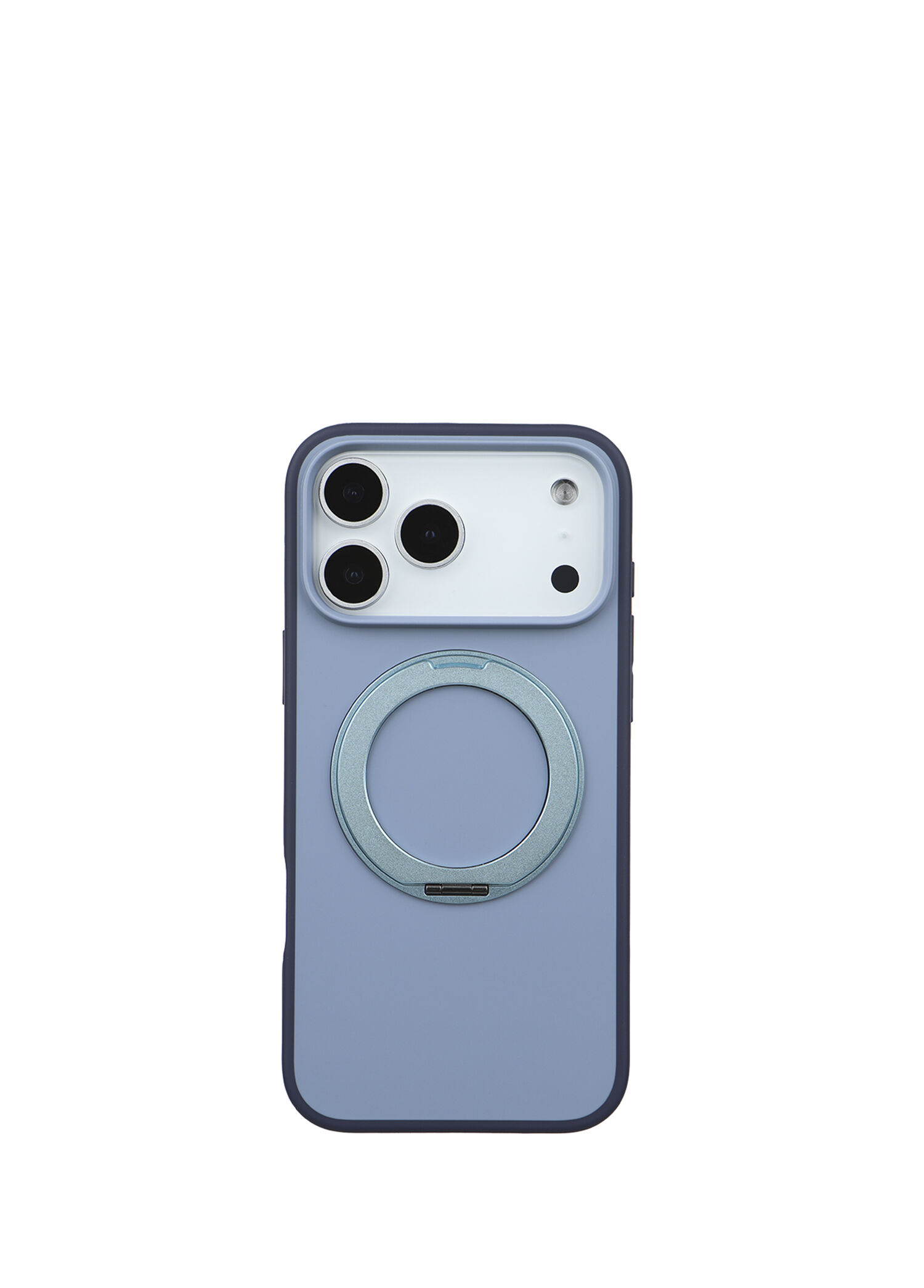 iPhone 17 Pro Max Mavi Magsafe Uyumlu Standlı Telefon Kılıfı