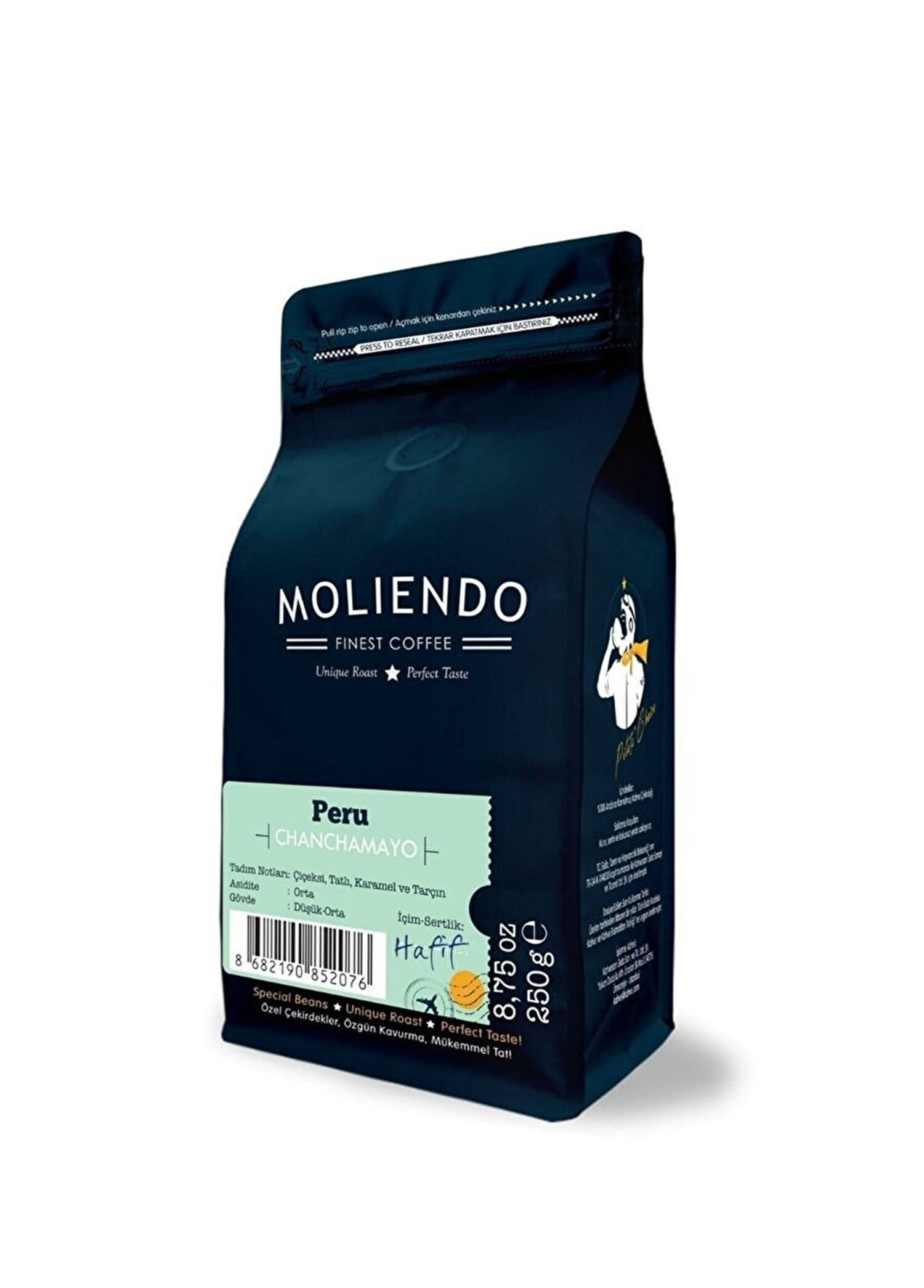 Peru Chanchamayo Yöresel Çekirdek Kahve 250 gr