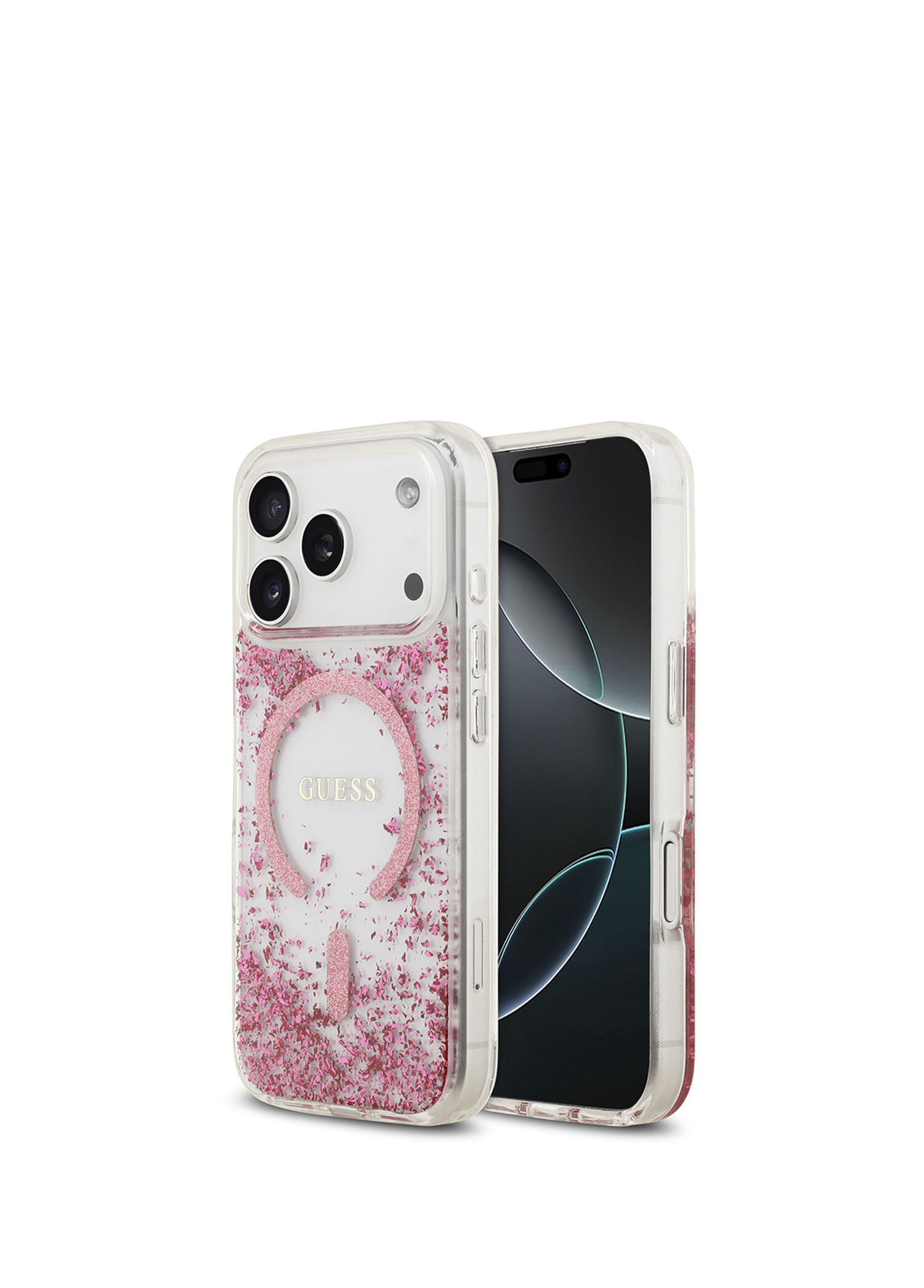 iPhone 17 Pro Transparan Resin Bottom Magsafe Uyumlu Telefon Kılıfı