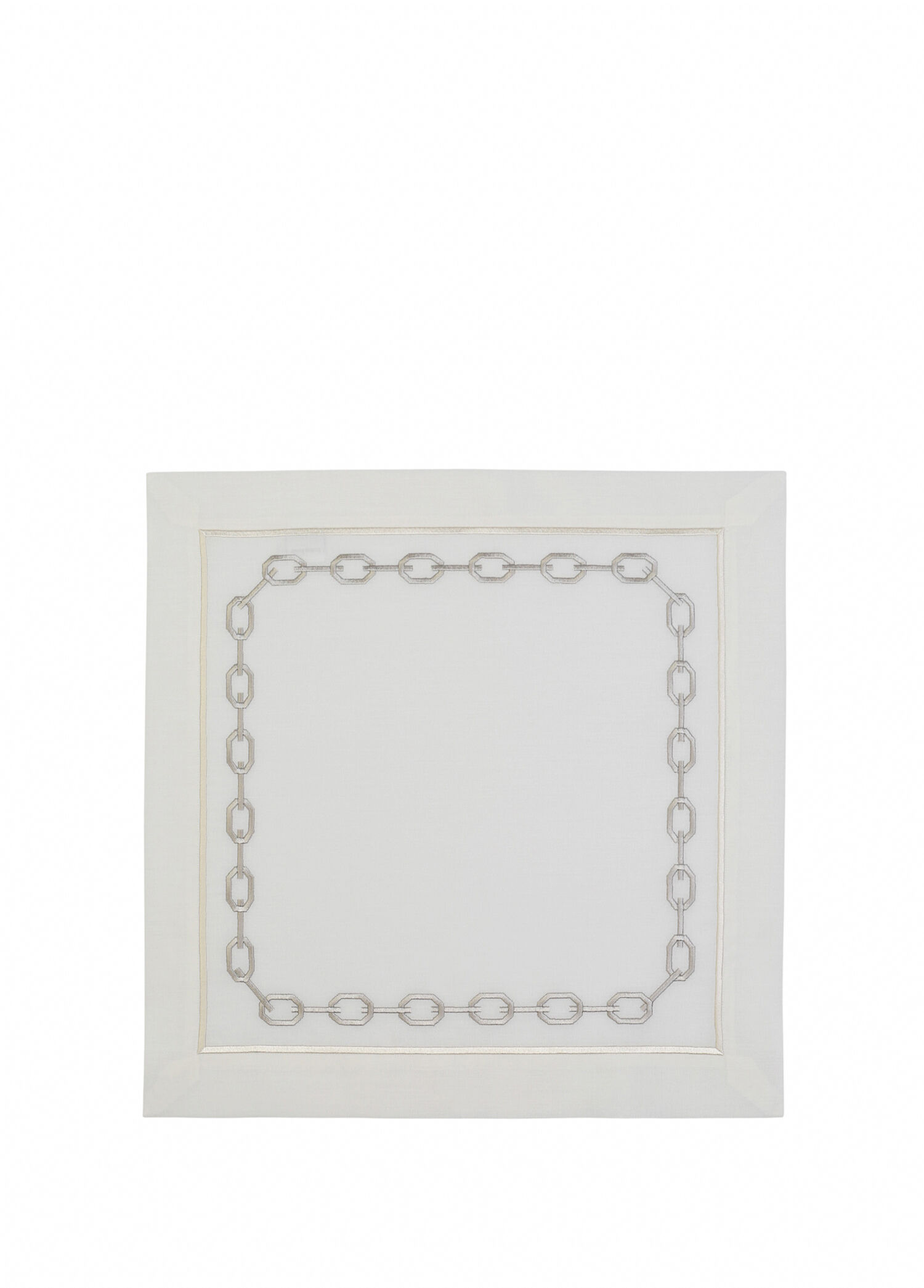 Chain Zincir Desenli Gümüş 2'li Peçete