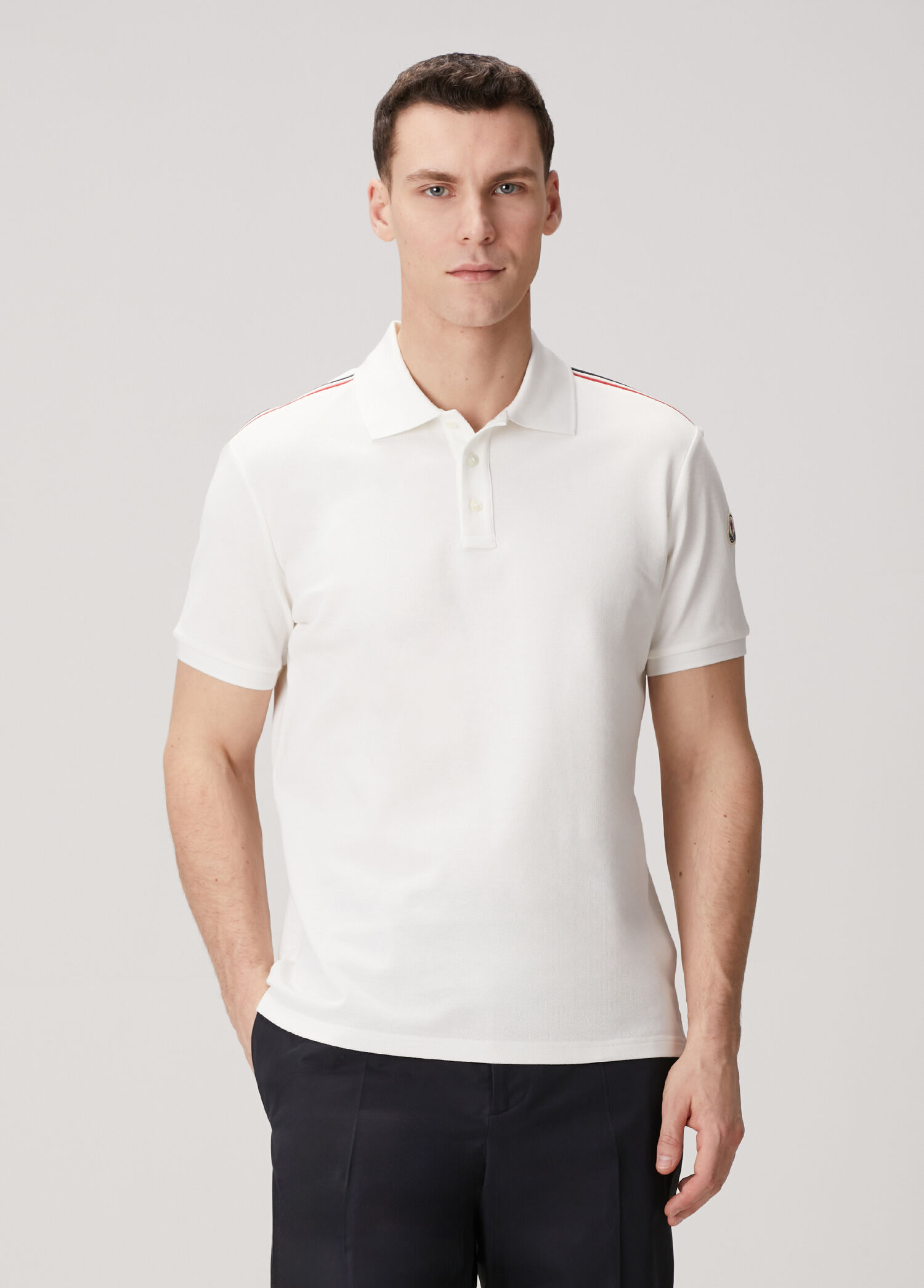 Beyaz Polo Yaka T-shirt