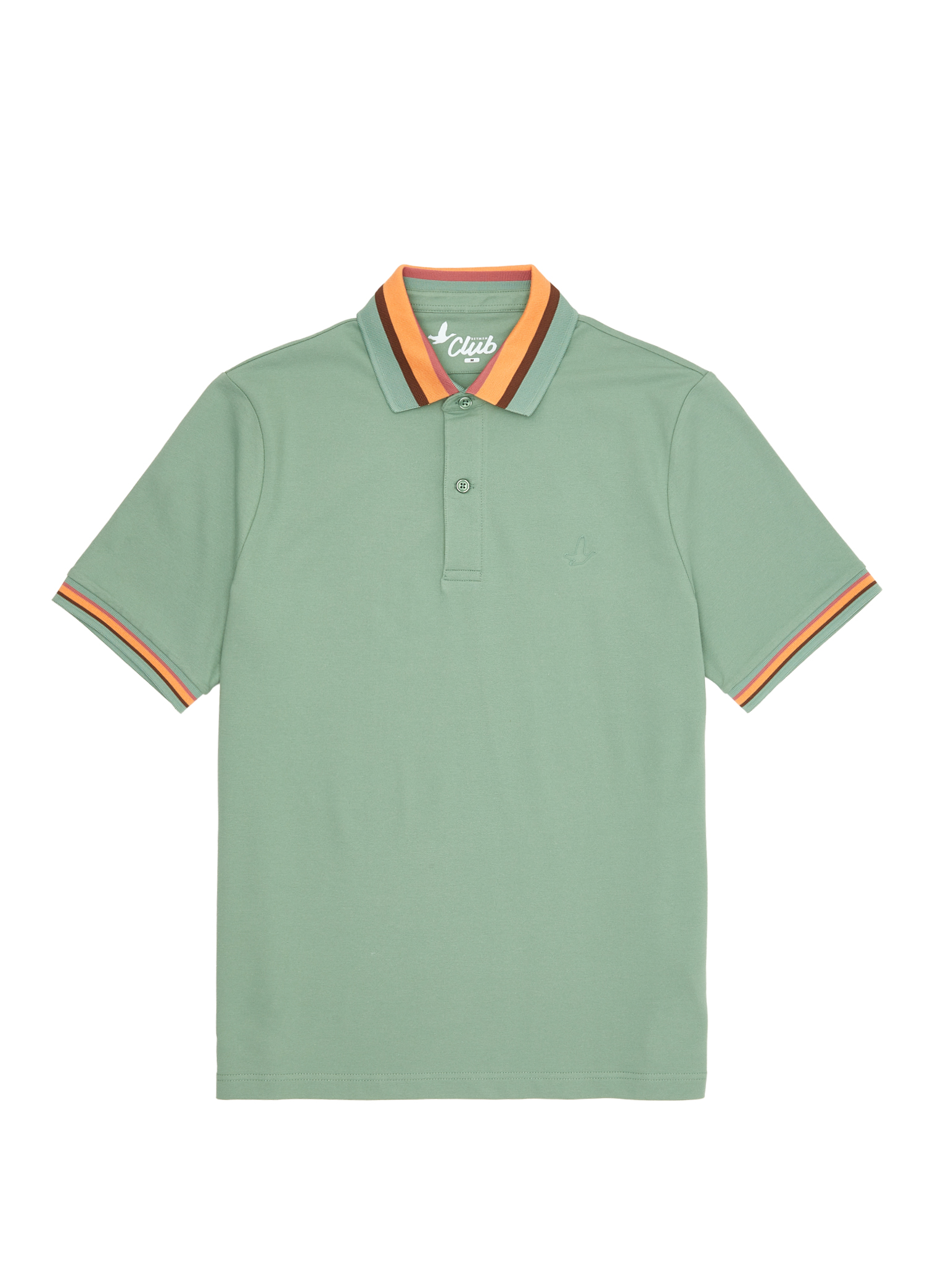 Comfort Fit Polo Yaka Colorblocked Detaylı T-shirt_7