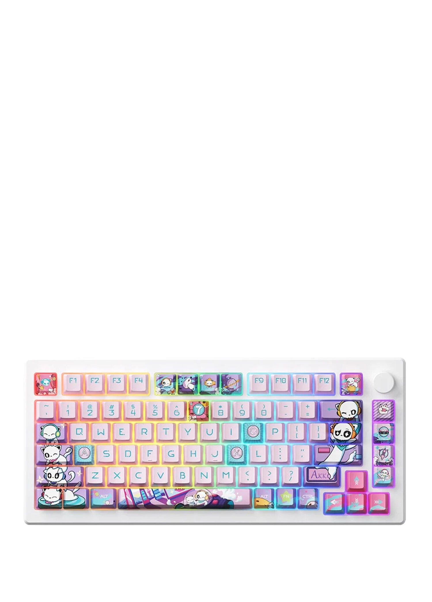 Mod 007B PC 7th Anniversary Hall Effect Manyetik Switch RGB Kablosuz/Kablolu Hotswap Mekanik Gaming Klavye