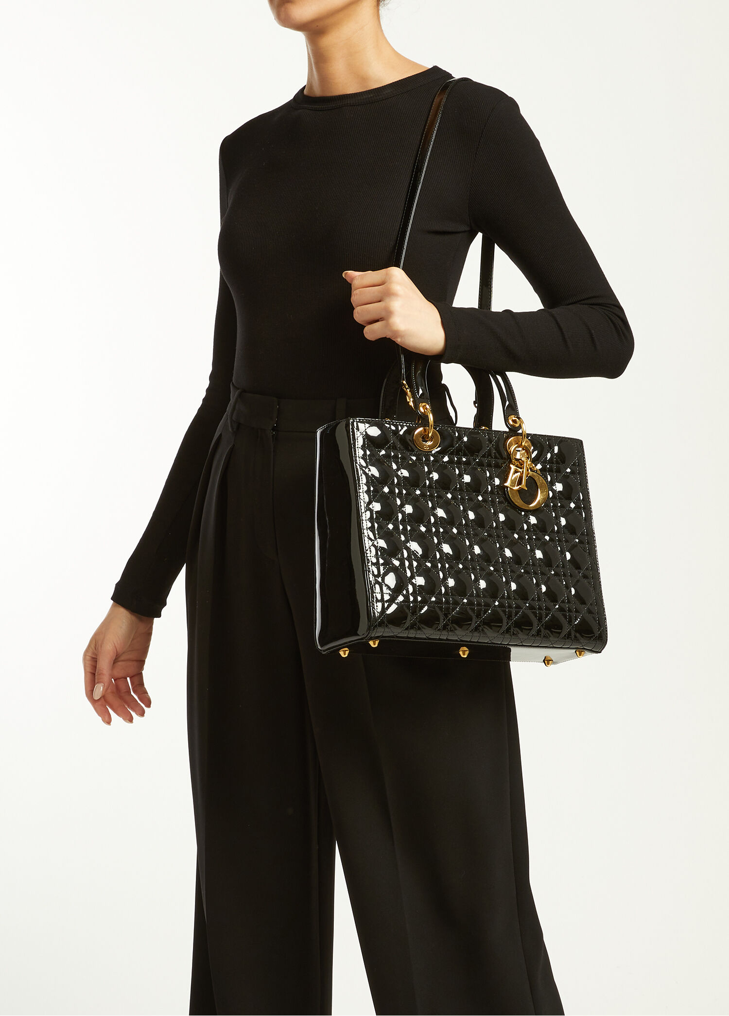 Beymen Reborn - Christian Dior Lady Dior Çanta - Siyah