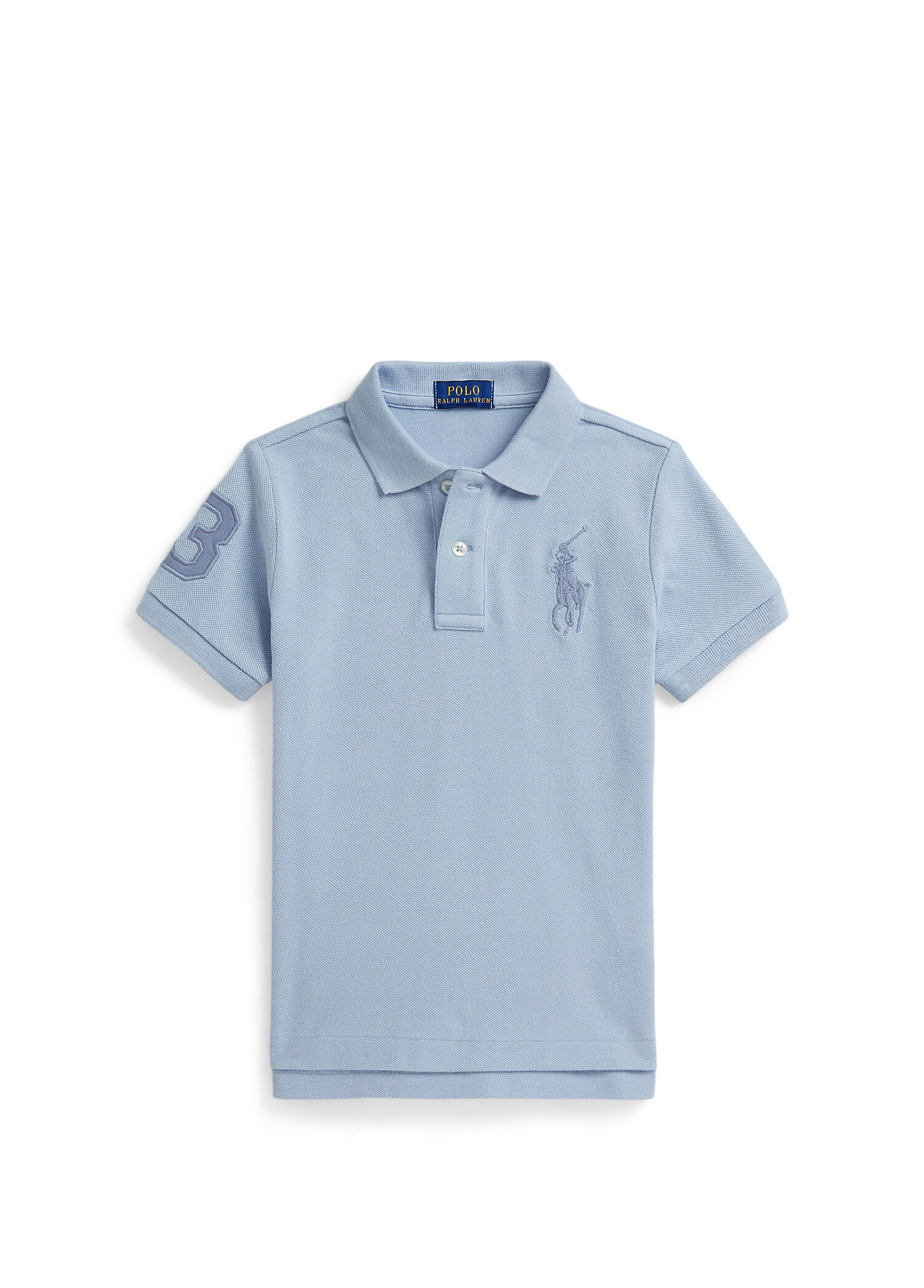 Açık Mavi Polo Yaka Erkek Çocuk T-shirt
