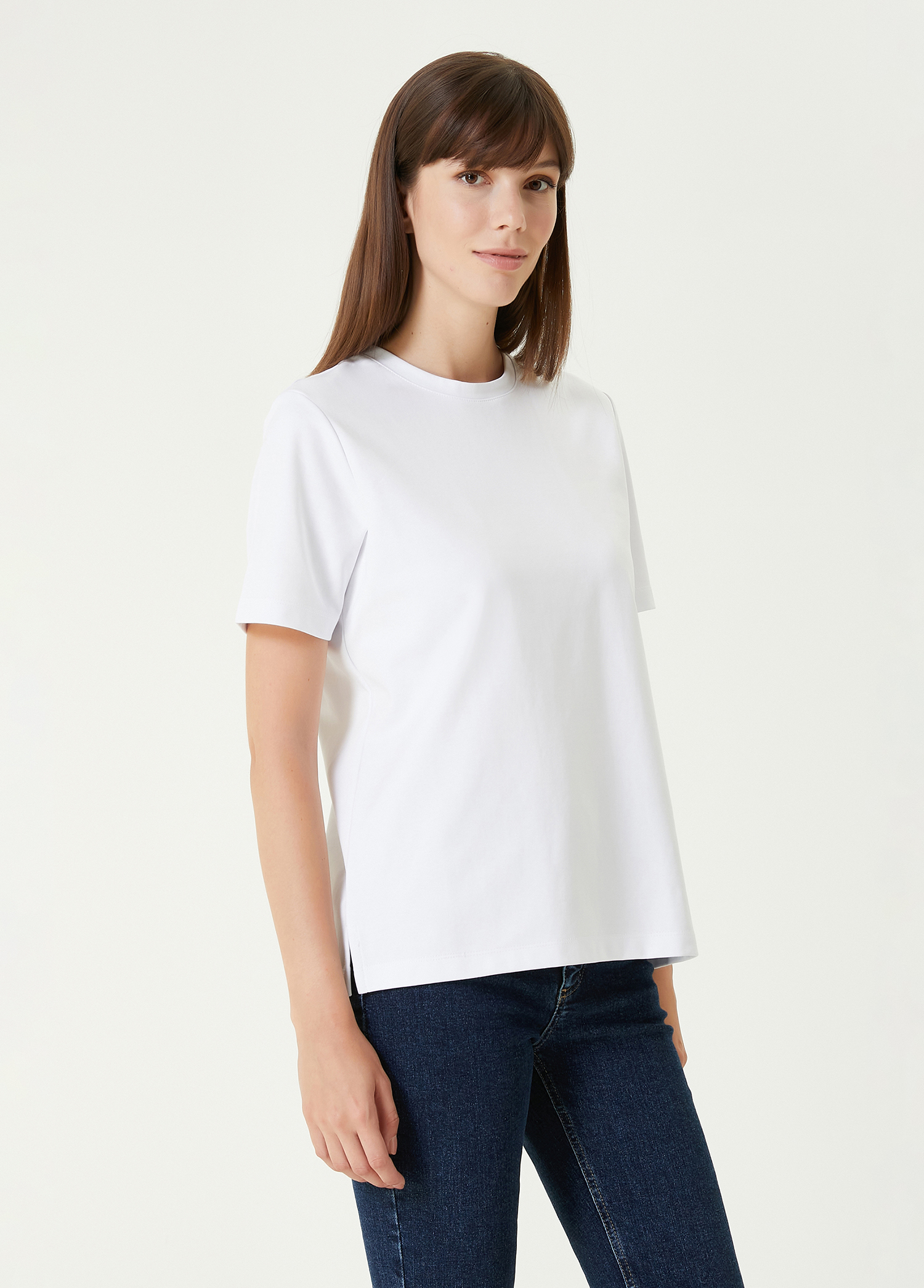 Beyaz Basic T-shirt