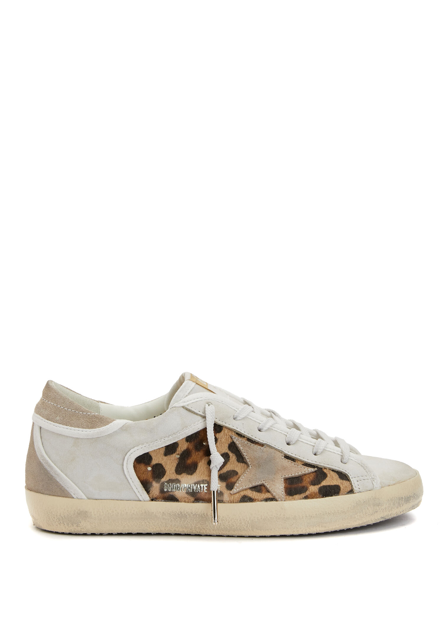 Golden Goose Leopar Kadın Super Star Leopar Desenli Kadın Deri
