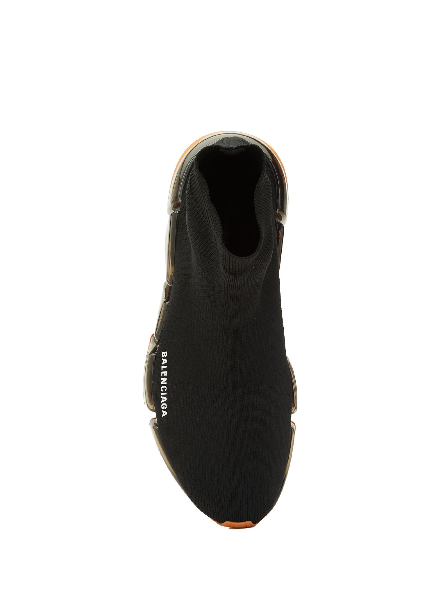 Balenciaga Siyah-Turuncu Erkek Speed 2.0 Siyah Erkek Sneaker