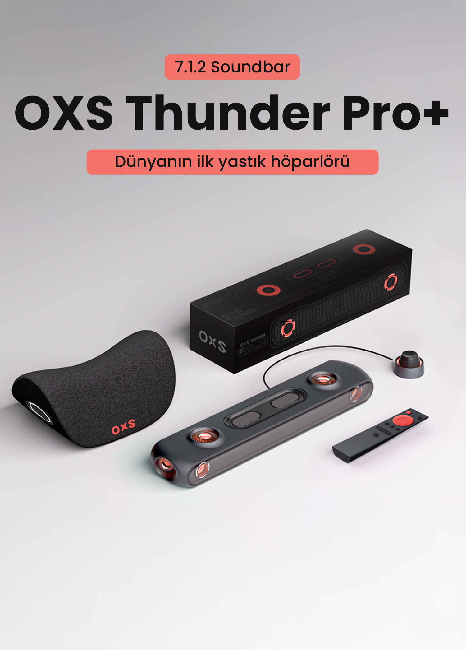 OXS - Thunder Pro+ True Dolby Atmos® 7.1.2 Kanallı Oyuncu Ses