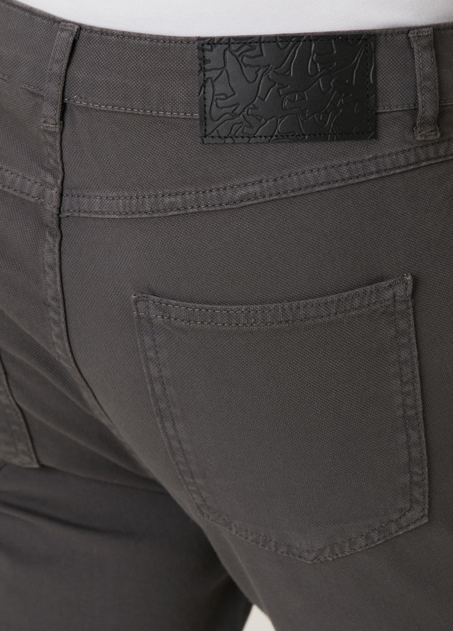 Slim Fit Antrasit Spor Pantolon_4