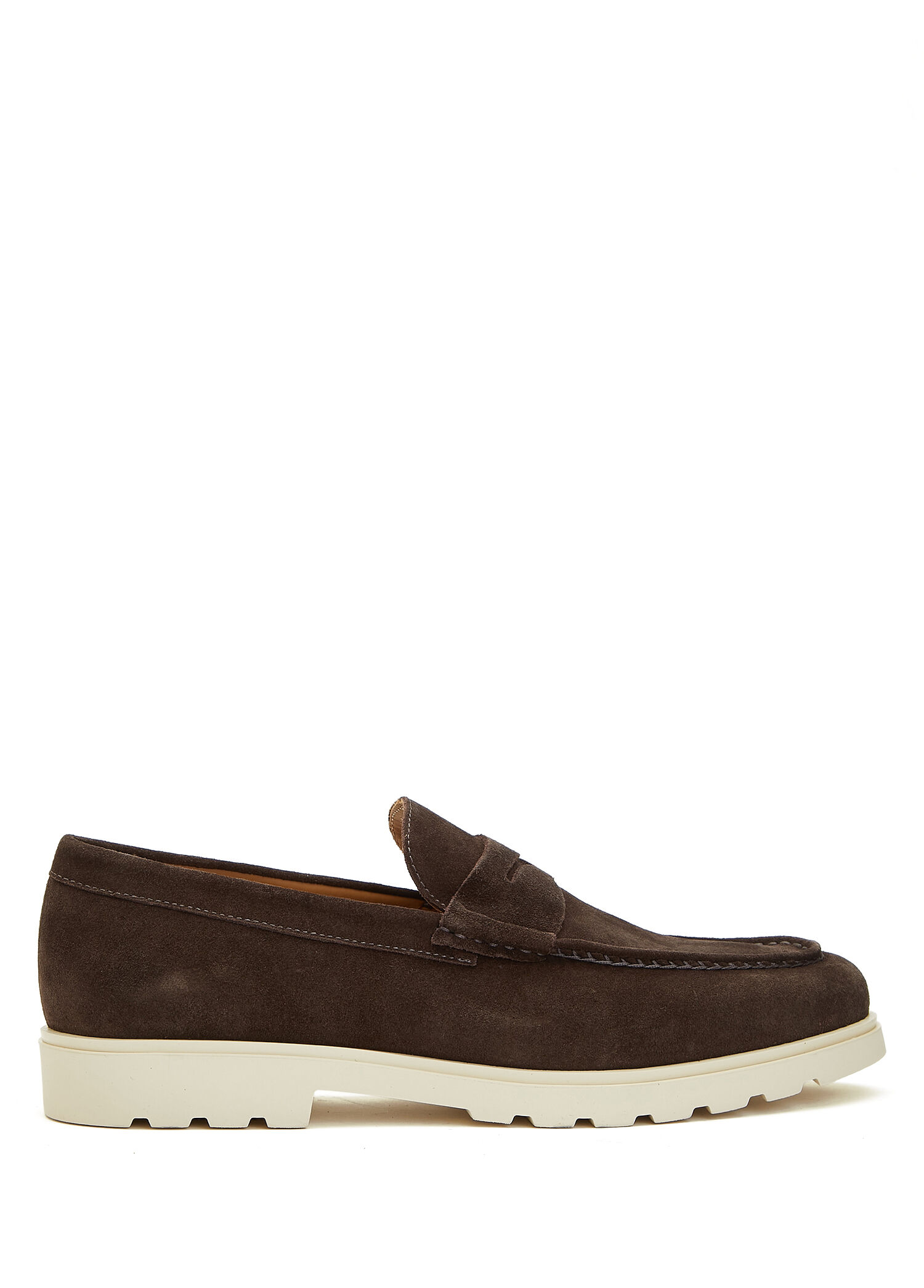 Koyu Kahverengi Erkek Süet Loafer