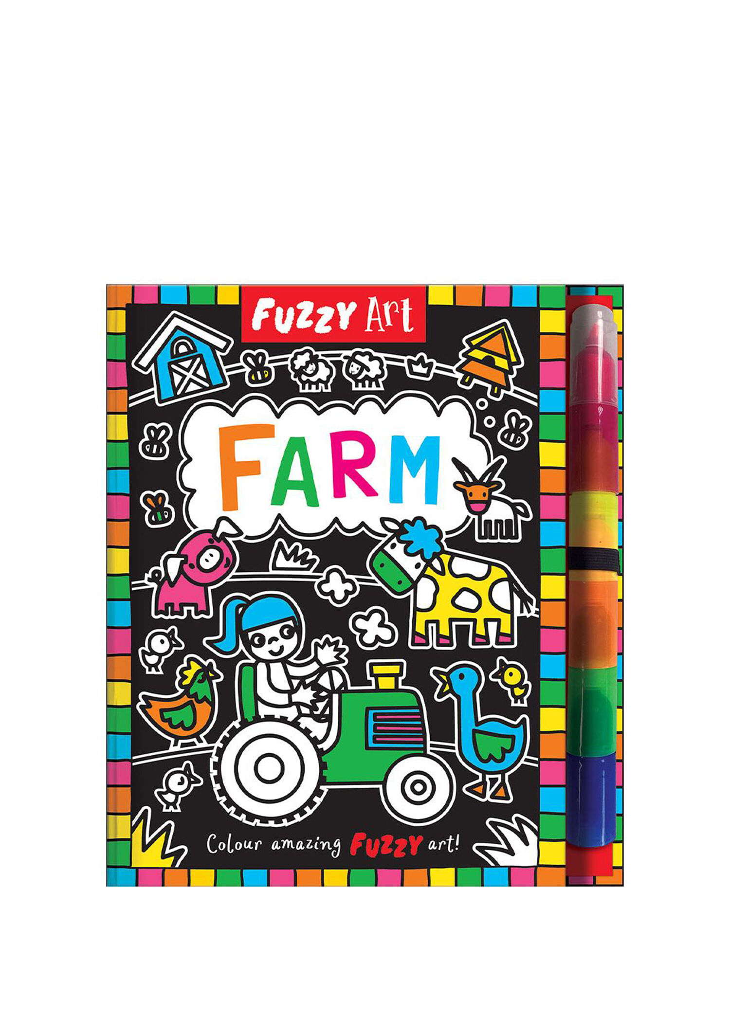 Fuzzy Art Farm Çocuk Yabancı Dil Aktivite Kitabı