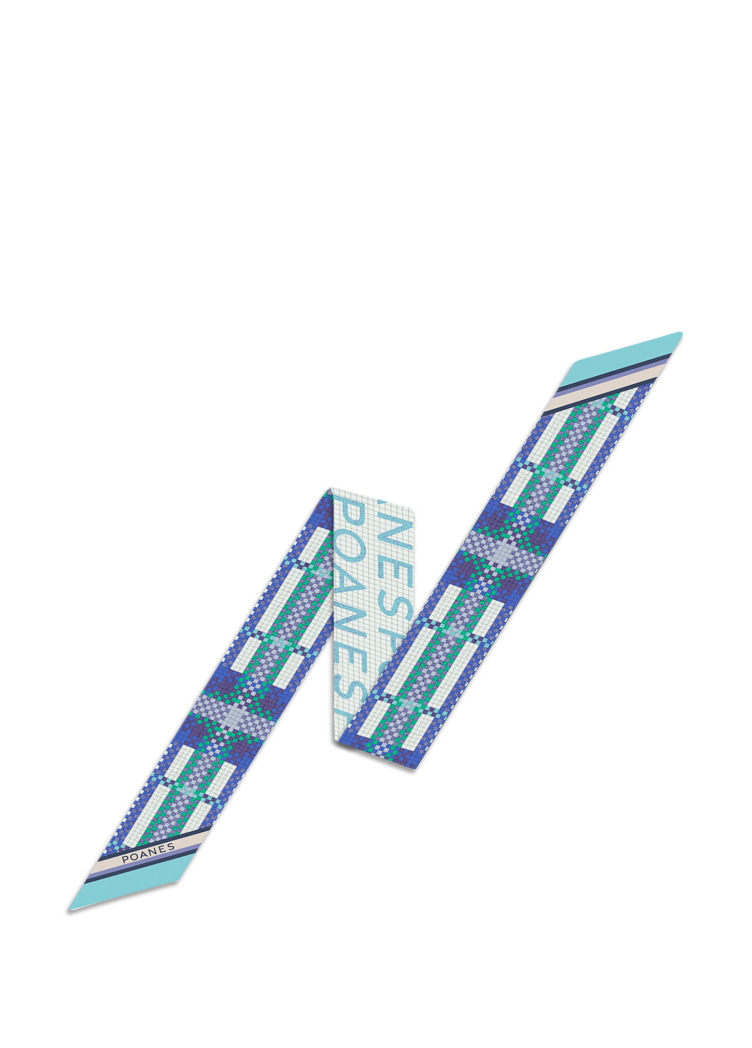 Ekose İpek Kadın Fular