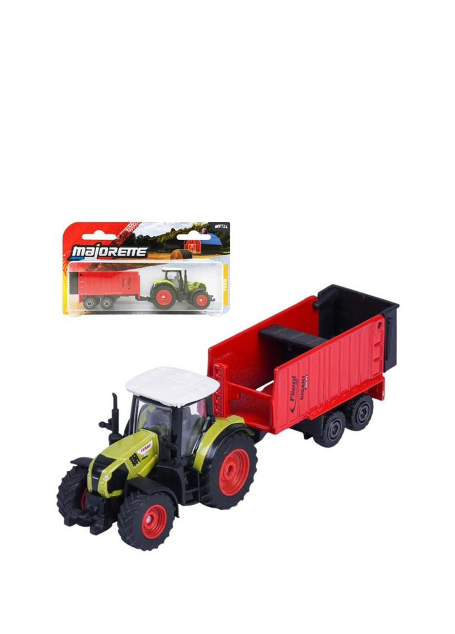 Die-Cast 1:64 Çiftlik Araçları Claas Arion Kırmızı Traktör