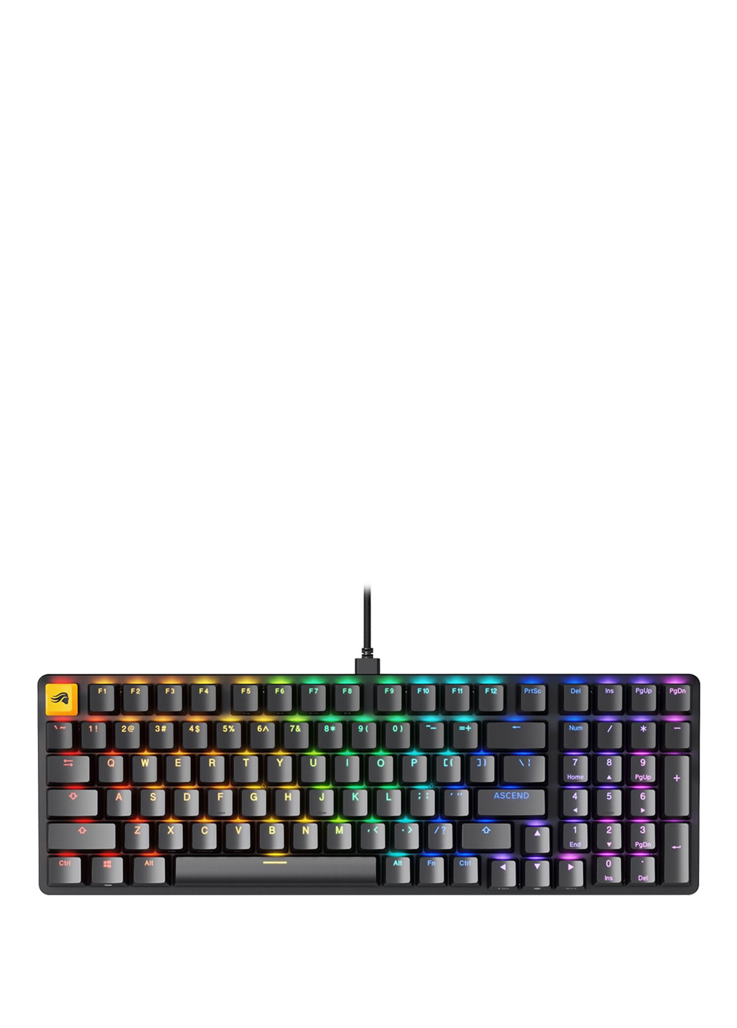 GMMK2 RGB Kablolu Fox Linear Switch Mekanik Siyah Gaming Klavye GLO-GMMK2-96-FOX-ISO-B-TR