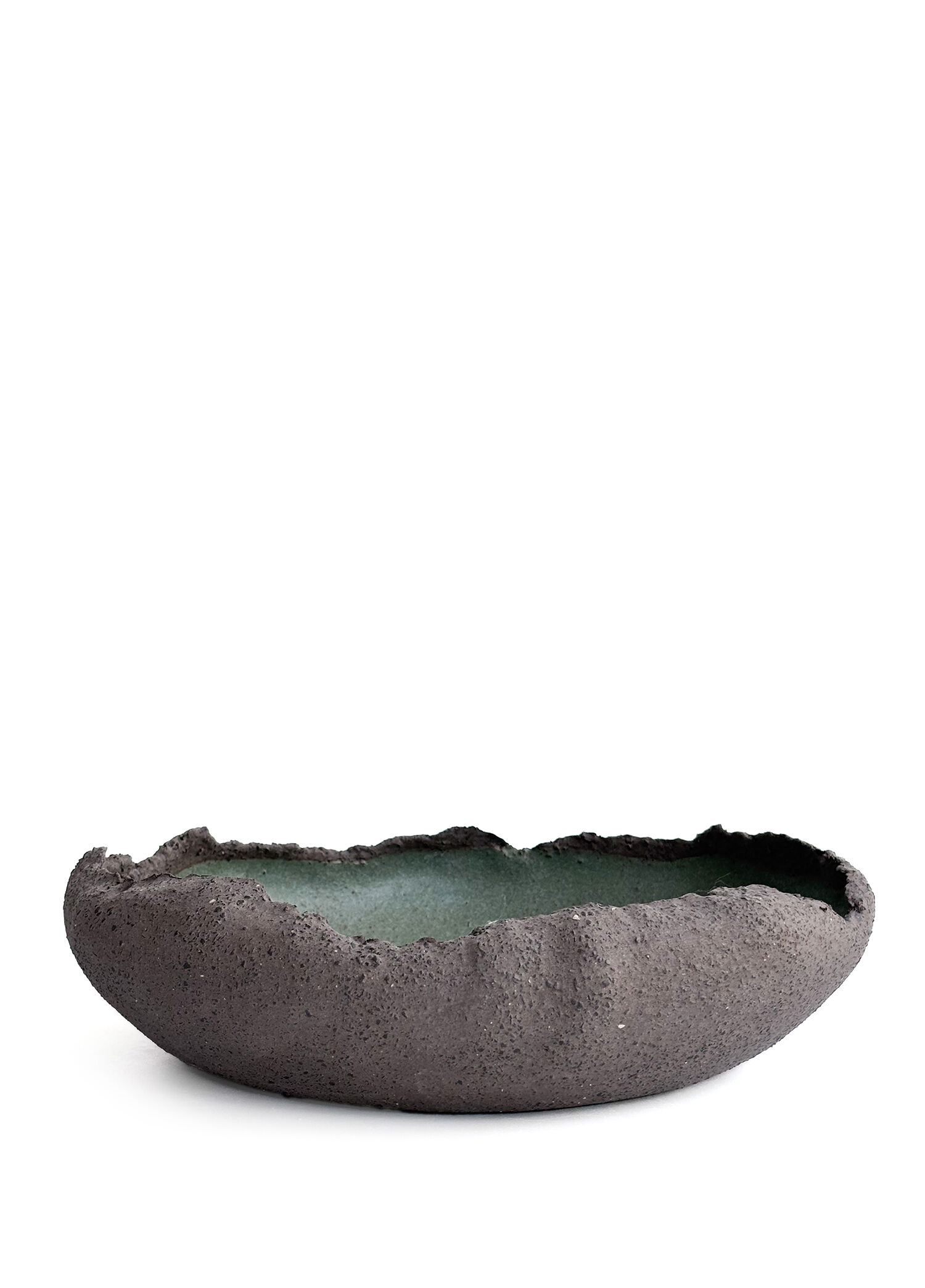 Stone No:1 Yeşil Seramik Servis Tabağı 23 cm
