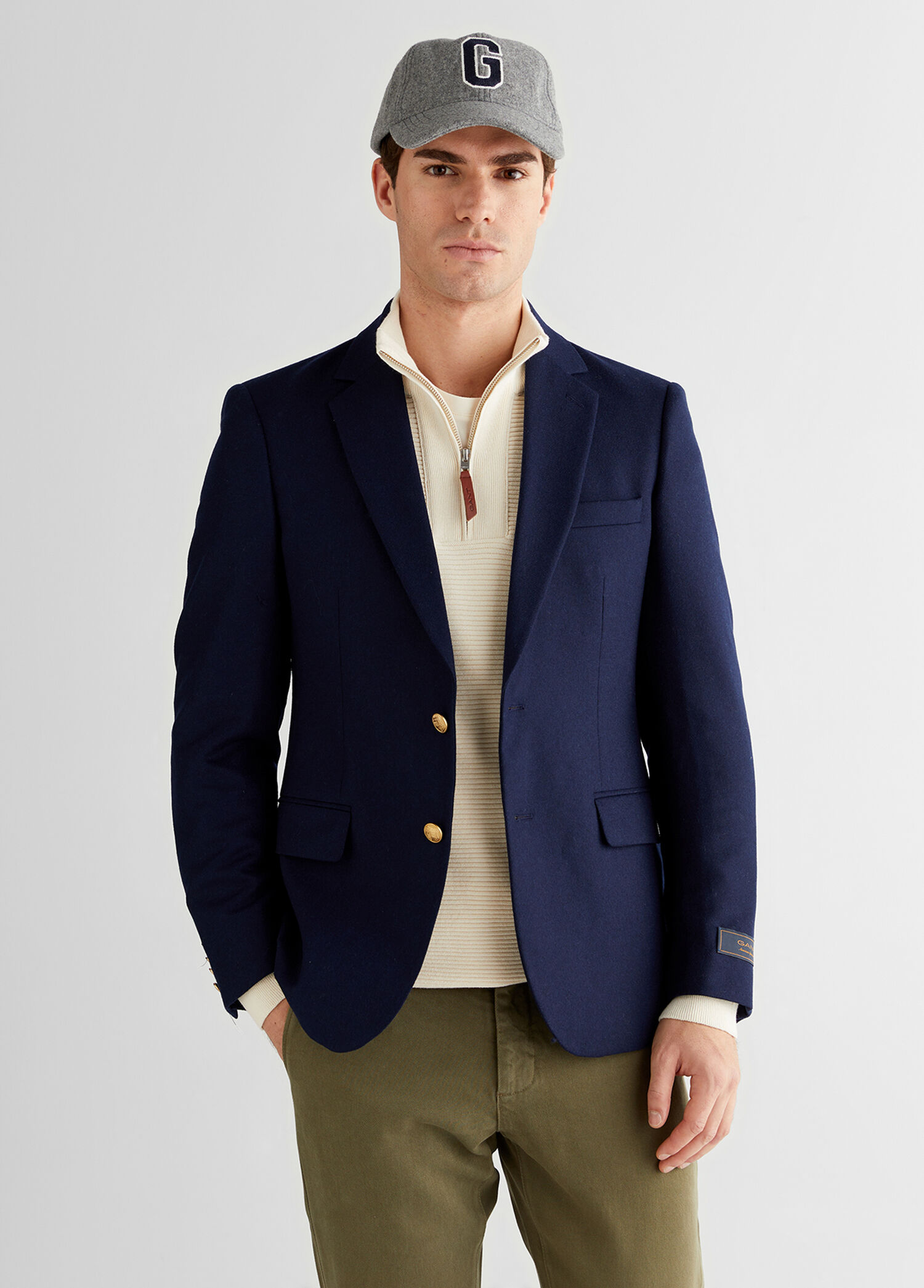 Lacivert Slim Fit Erkek Ceket