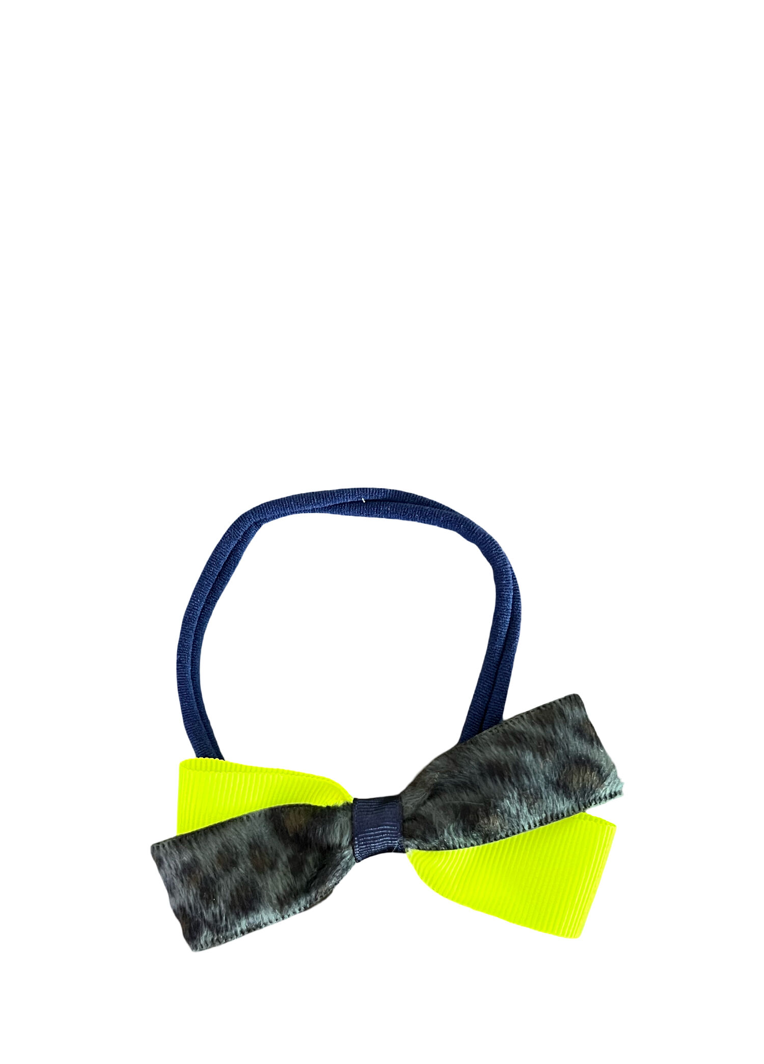 Leopar Desenli Kız Bebek Bandana