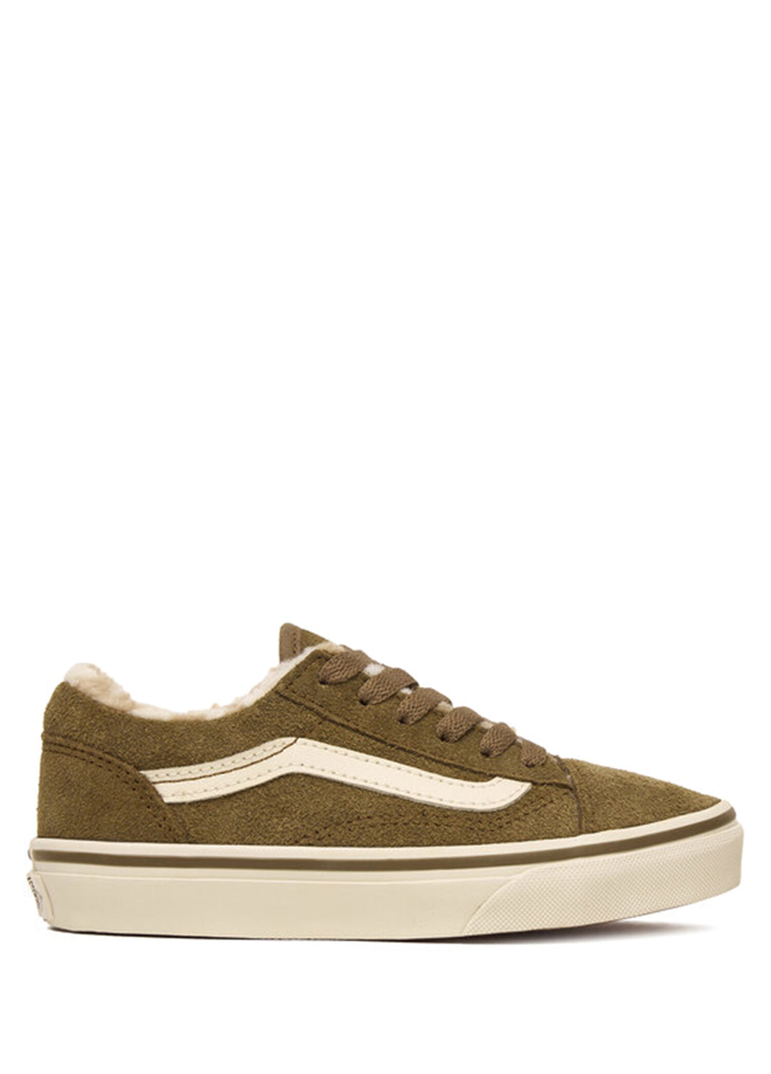 Old Skool Kahverengi Çocuk Süet Sneaker