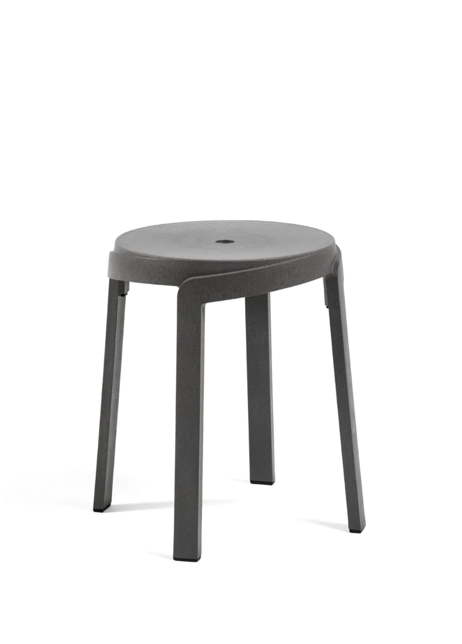 Stack Gri Mini Bahçe Taburesi