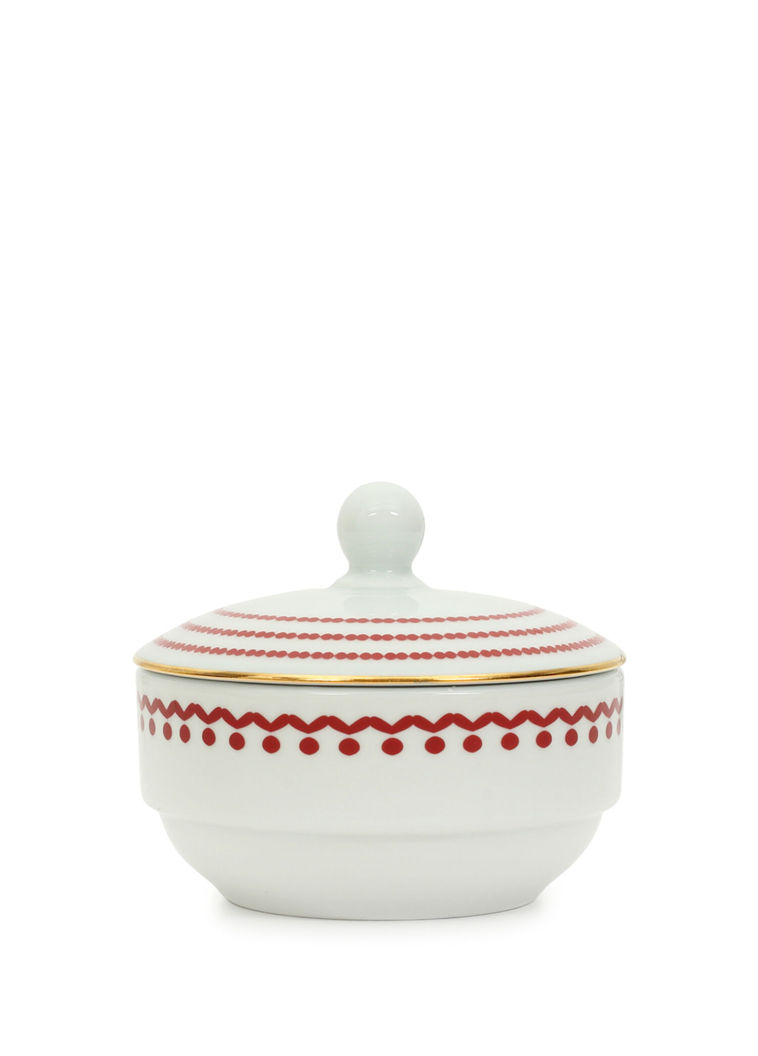 Horse Luck Collection Red Porselen Şekerlik