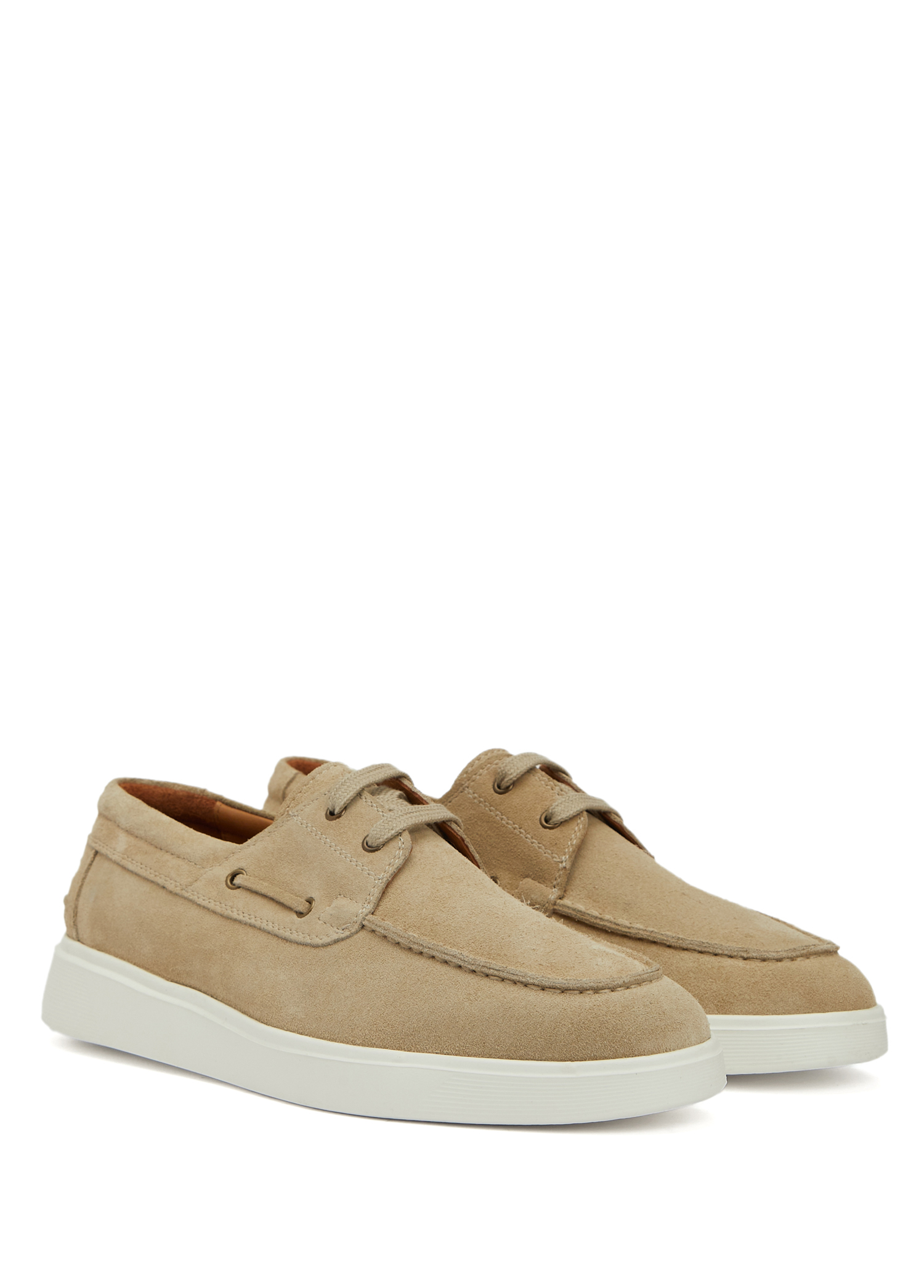 Bej Erkek Deri Sneaker_1