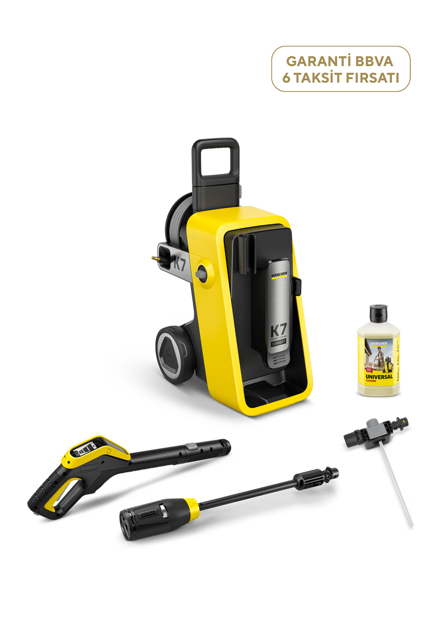 K 7 Comfort Premium Connect Yüksek Basınçlı Yıkama Makinesi