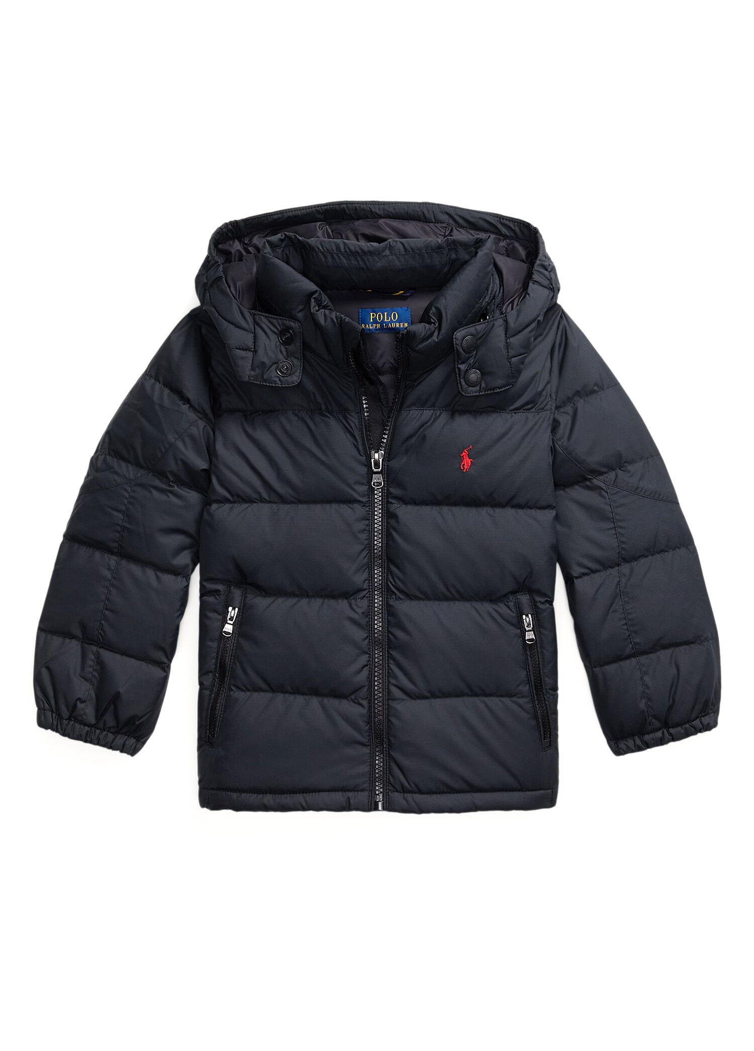 Polo Ralph Lauren - Siyah Kapitoneli Erkek Çocuk Mont - Siyah