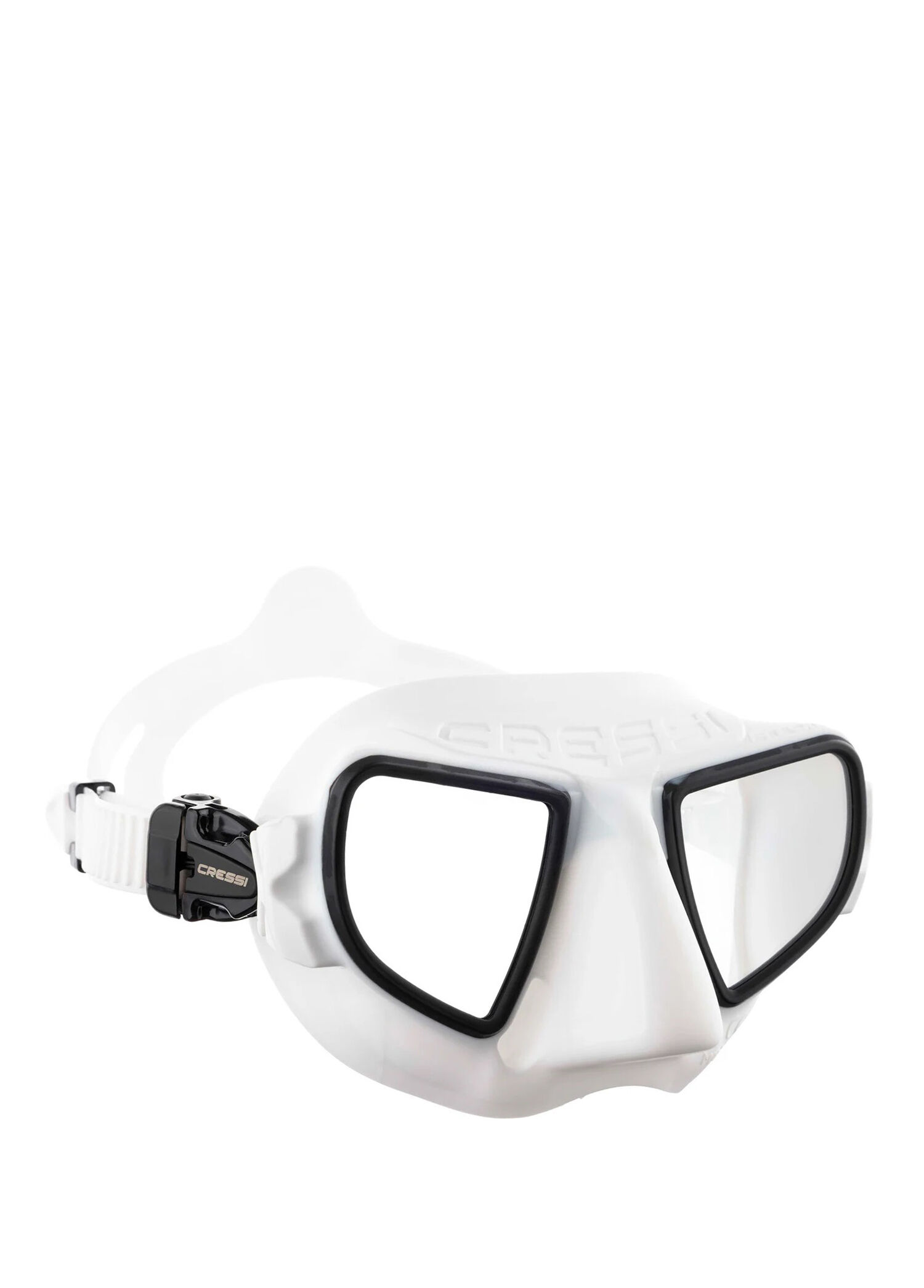 Atom White Black Unisex Dalış ve Yüzme Maskesi