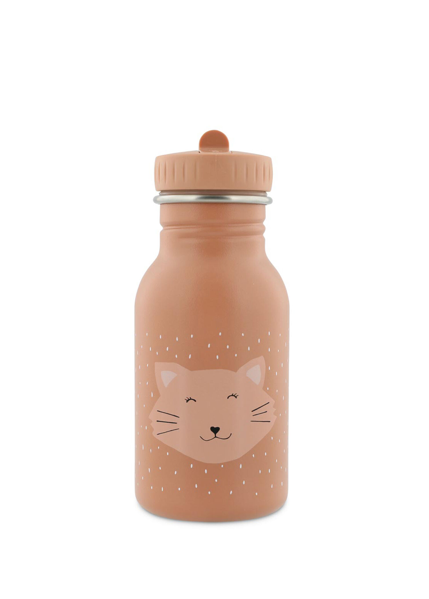 Mrs.Cat Pembe Çelik Çocuk Suluk Matara 350 ml