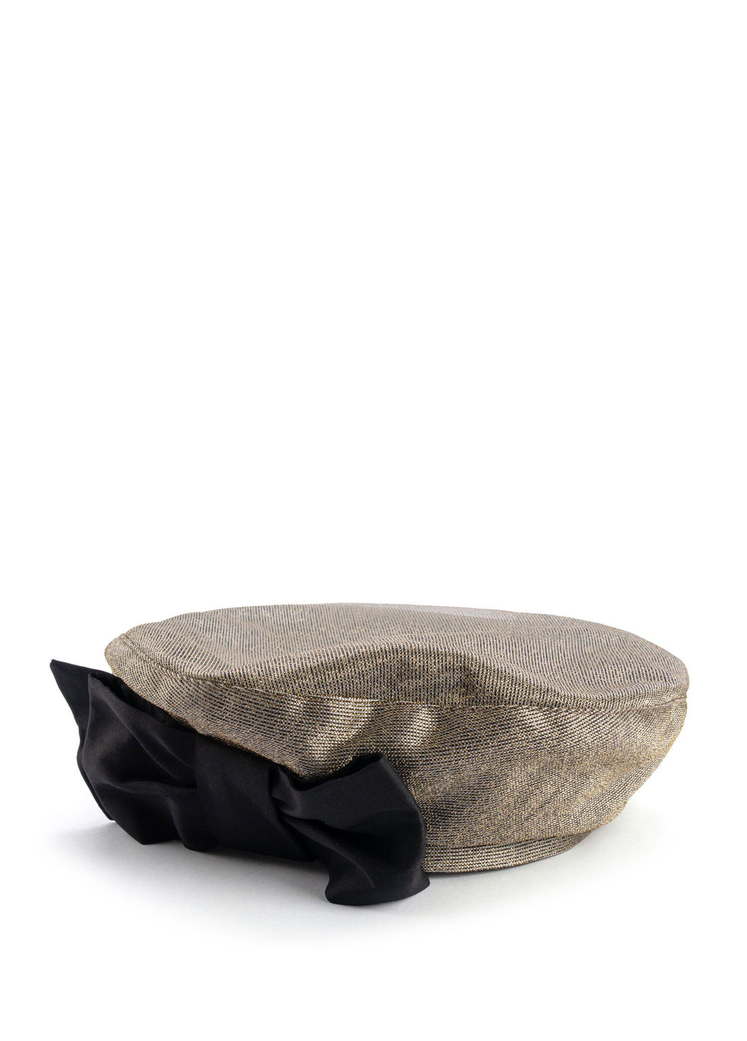 The Bow And The Hat İpek Fiyonklu Kadın Beret Şapka