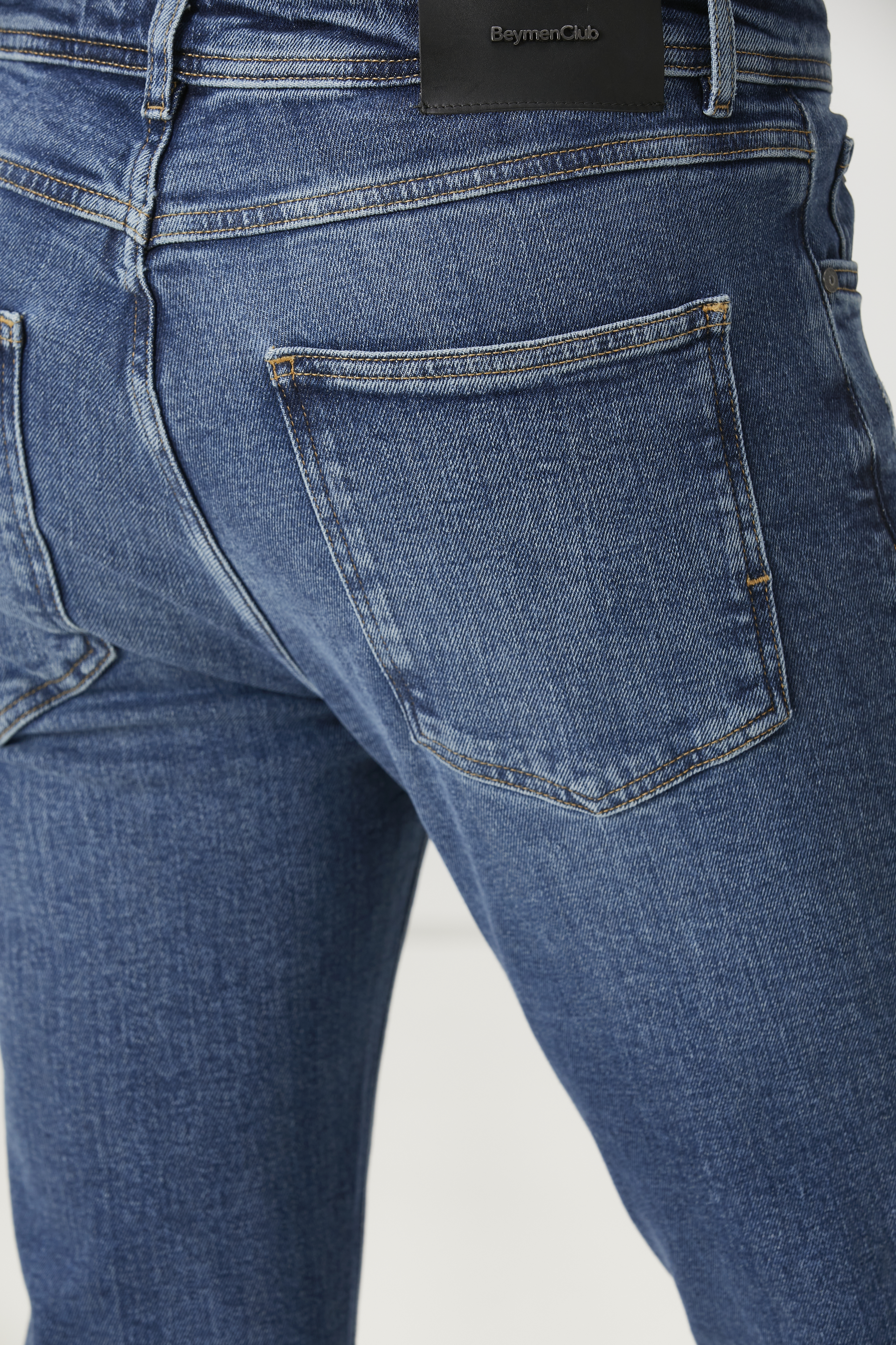 Slim Fit Mavi Jean Pantolon_4