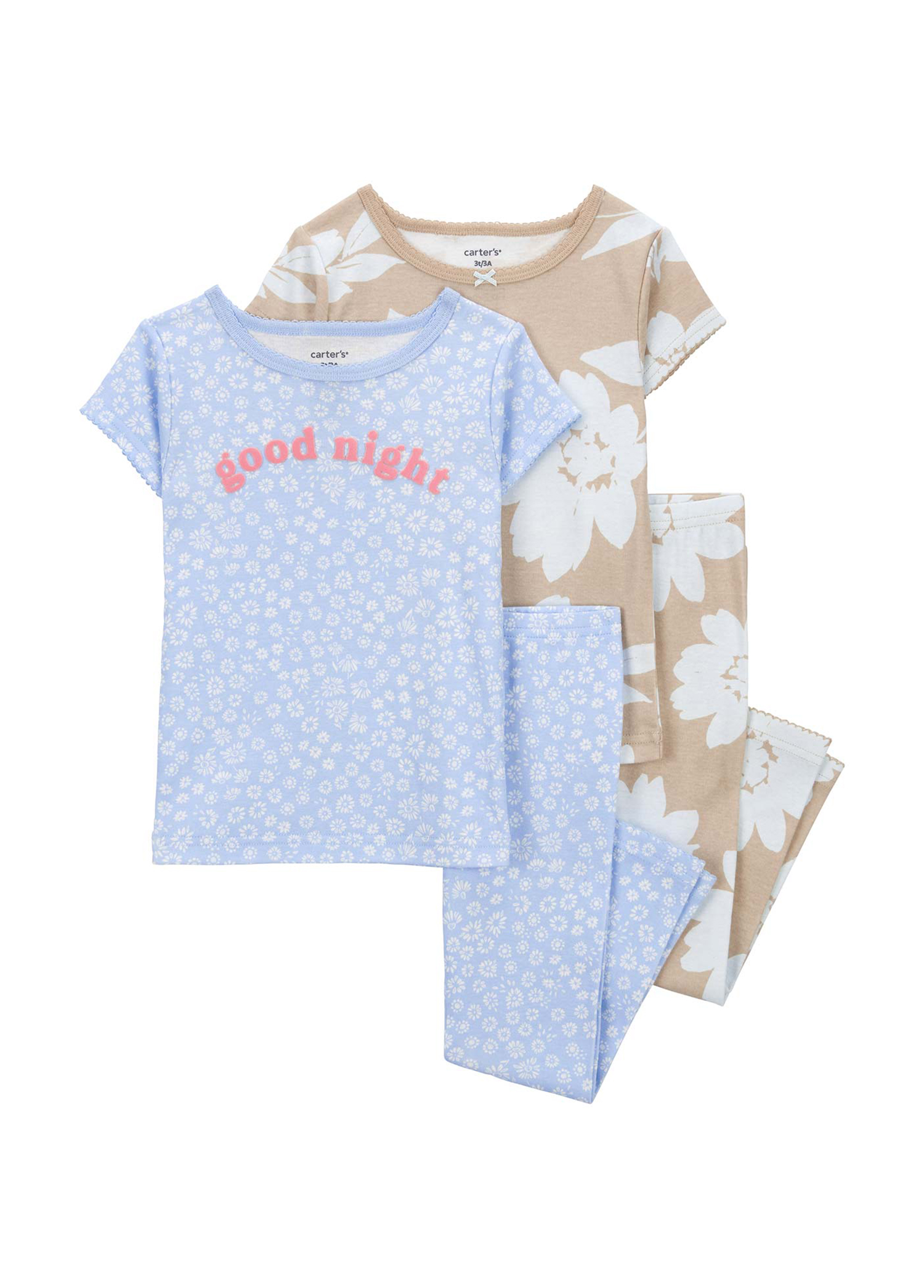 Desenli Kız Bebek Pijama Set