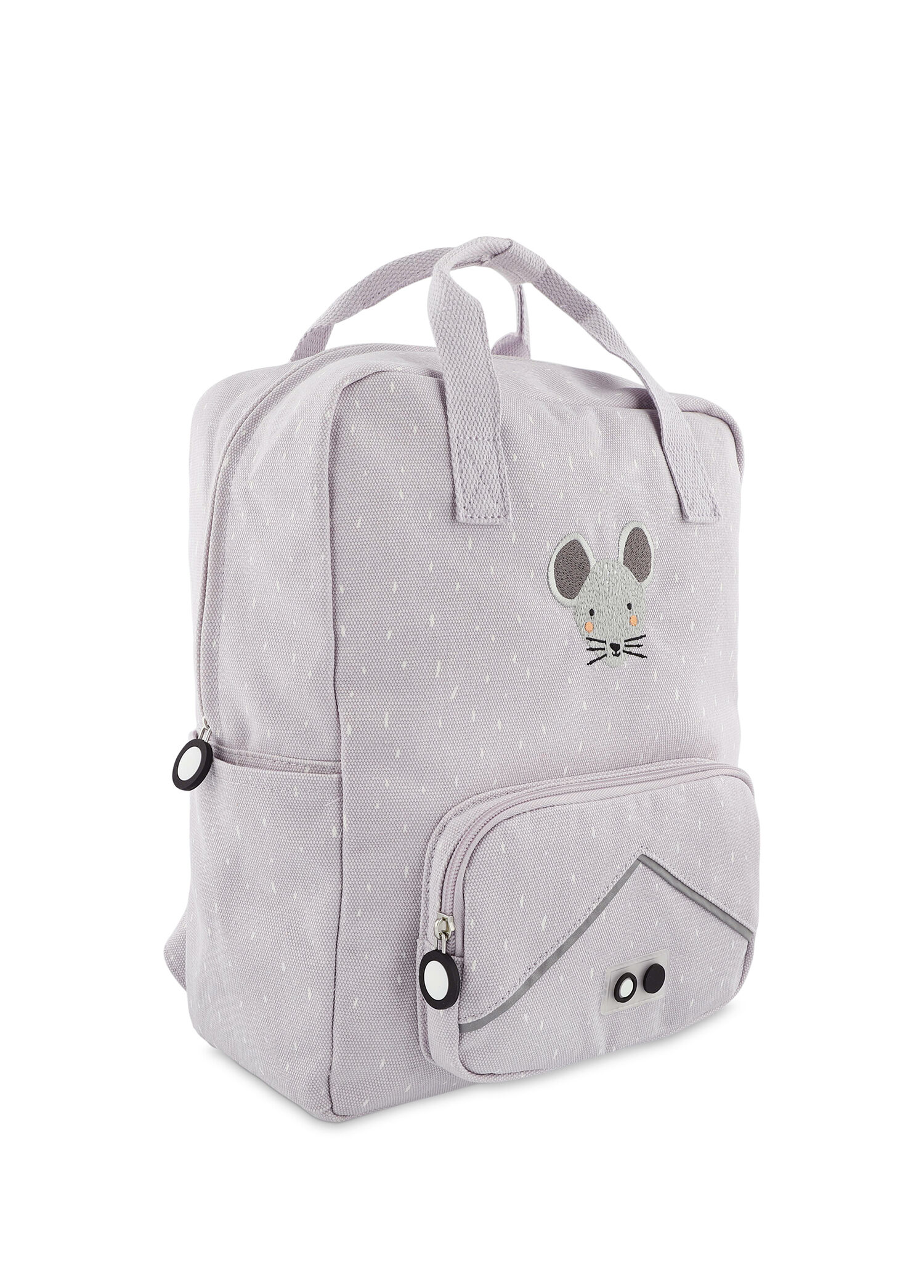 Mrs.Mouse Backpack Gri Büyük Boy Unisex Çocuk Sırt Çantası