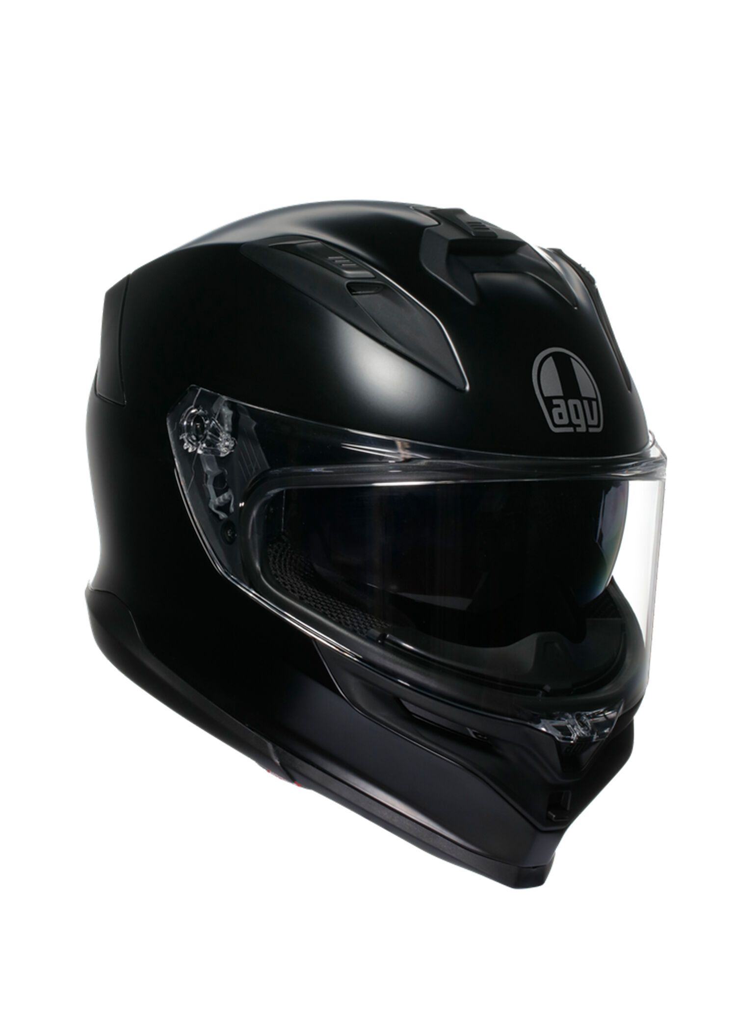 K7 Mono Matt Black Kapalı Motosiklet Kaskı
