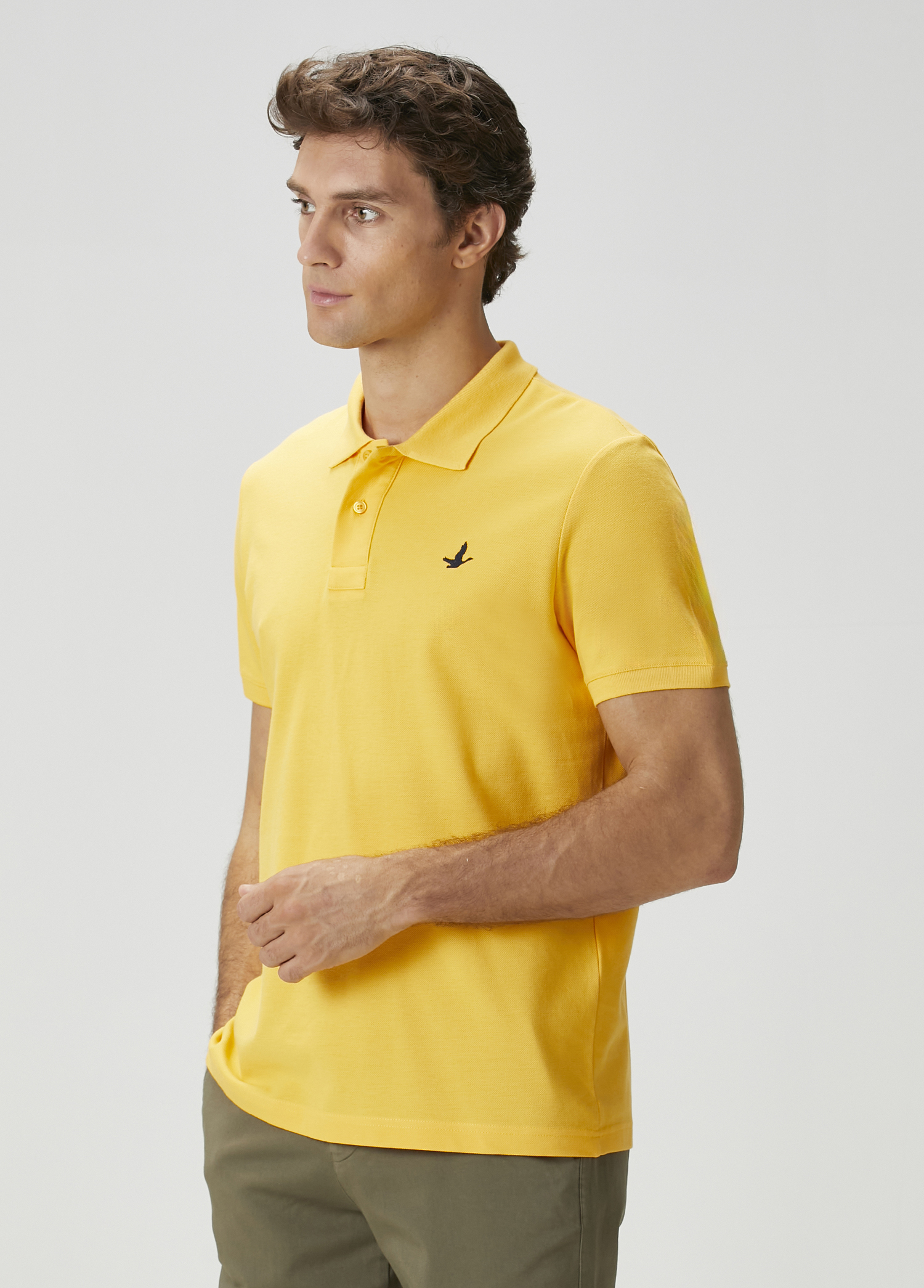 Sarı Polo Yaka T-shirt_1