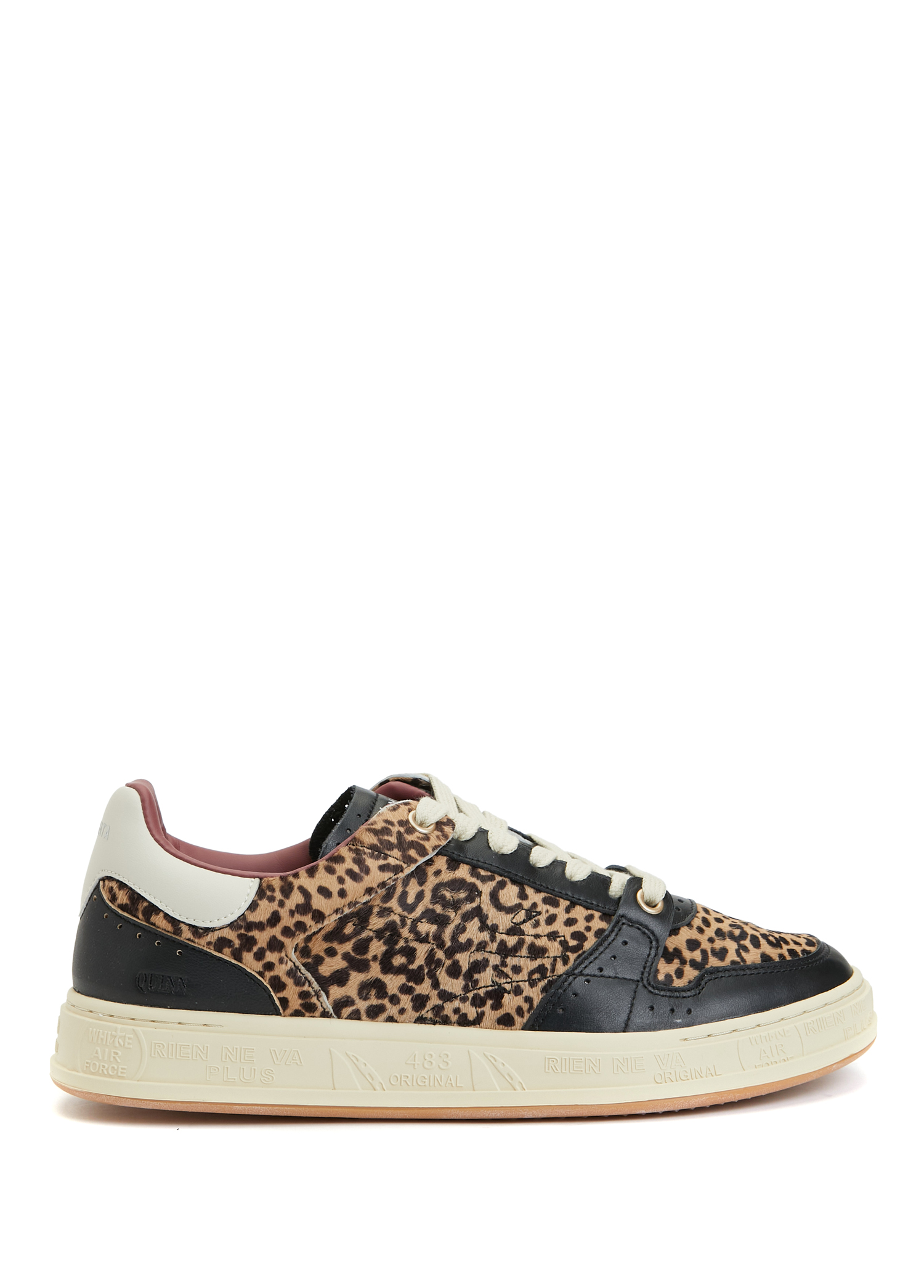 Quinnd Leopar Kadın Deri Sneaker