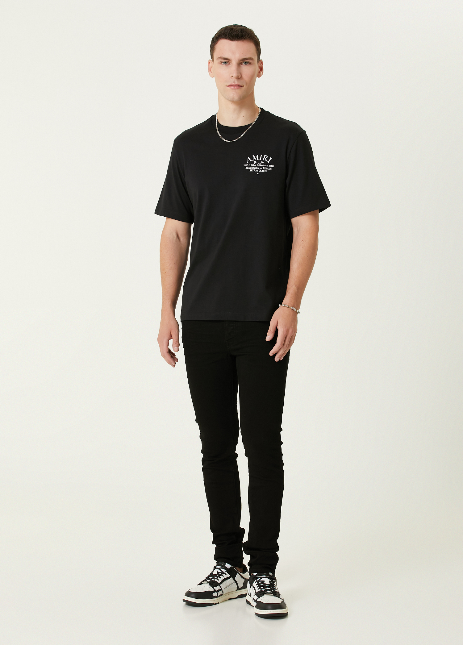 Amiri - Black Logo Printed T-shirt
