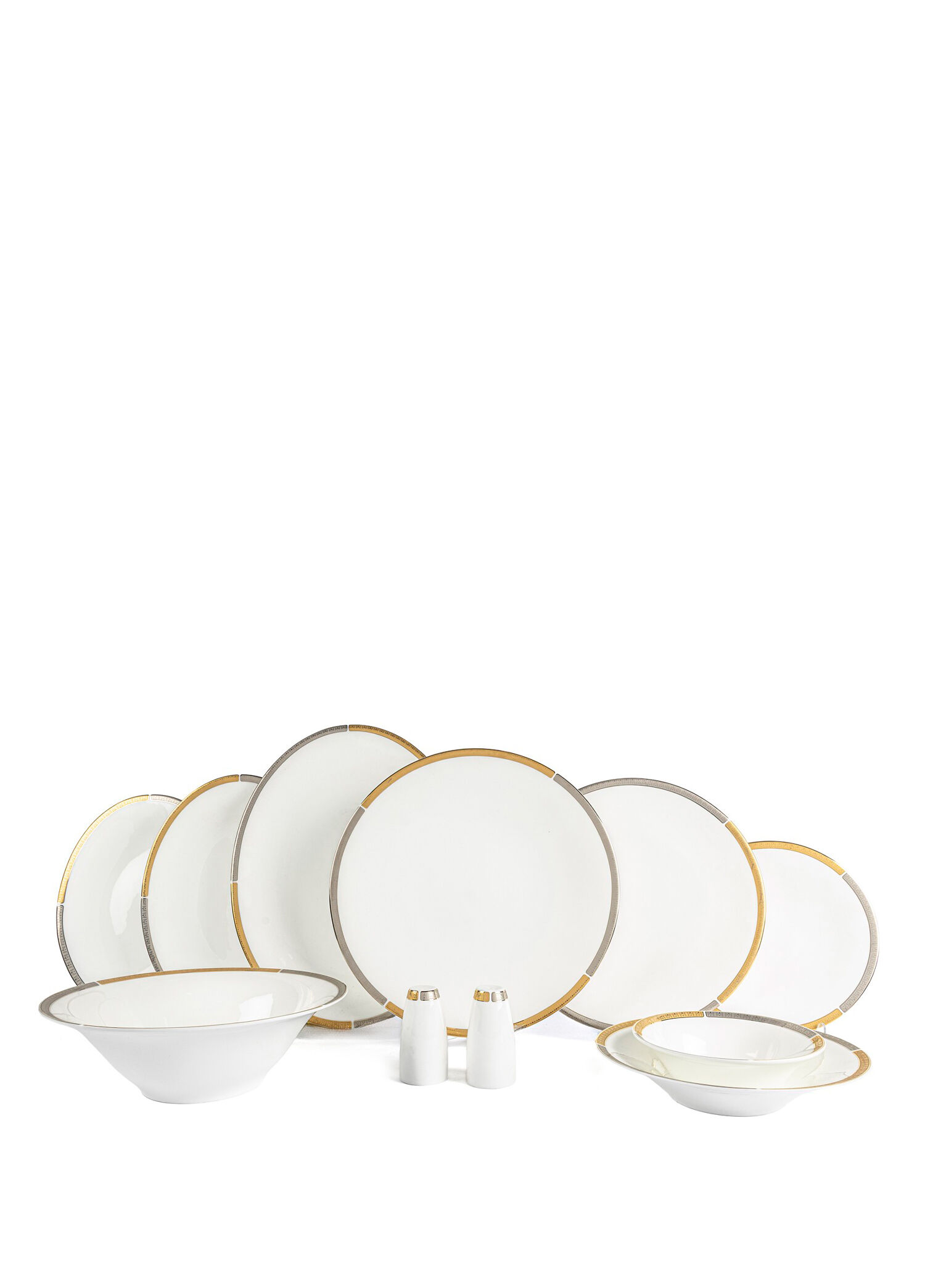 Adonita 72 Parça 12 Kişilik Bone China Yemek Takımı