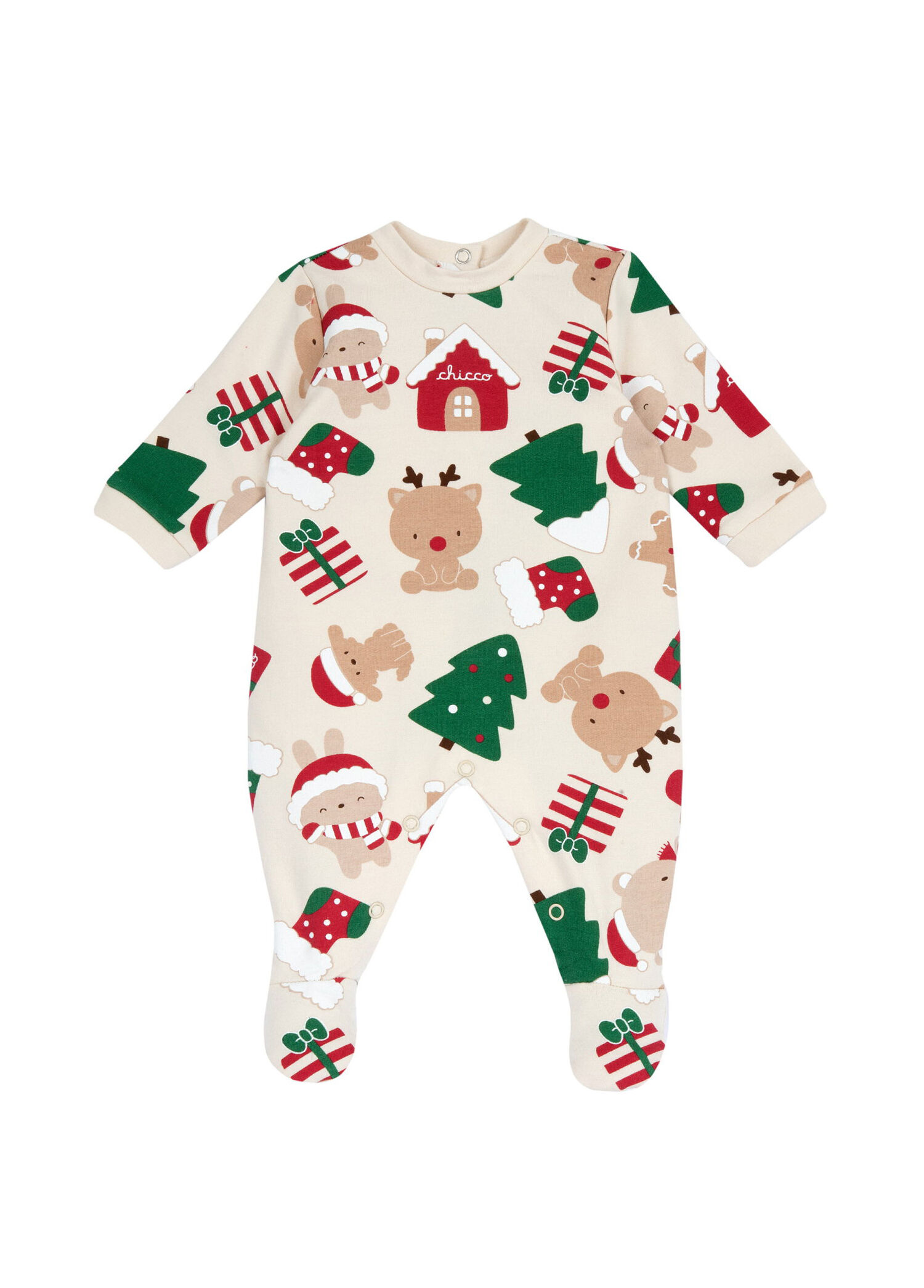 Noel Desenli Unisex Bebek Tulum