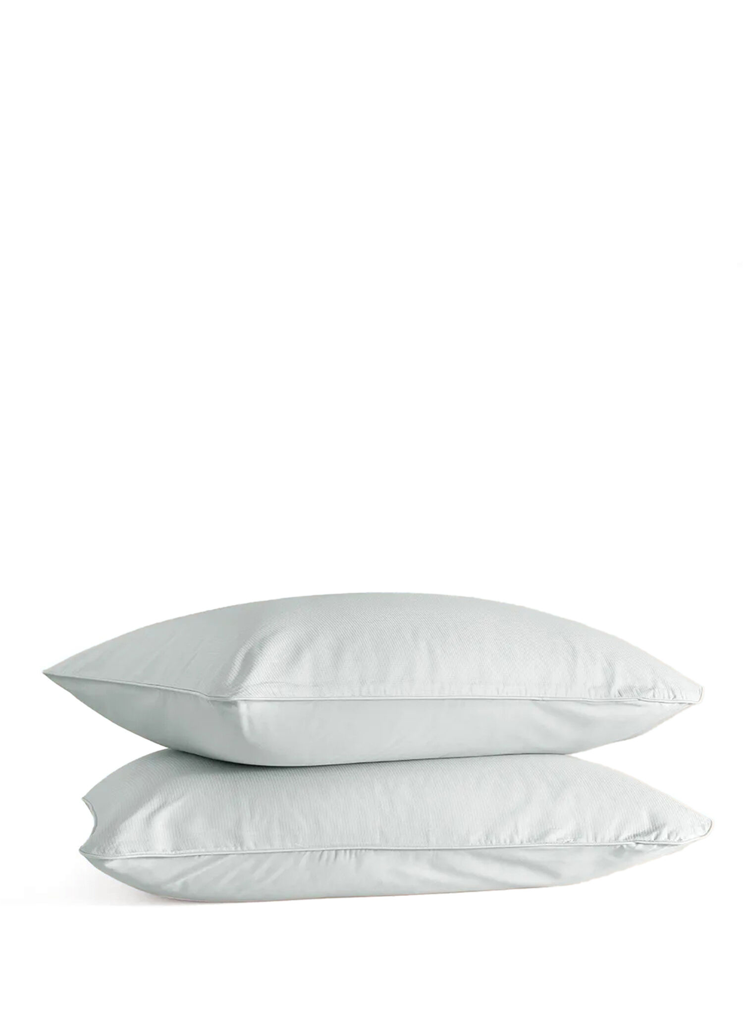 Pure Serisi Mavi Pamuklu Percale 2'li Yastık Kılıfı 50 x 70 cm