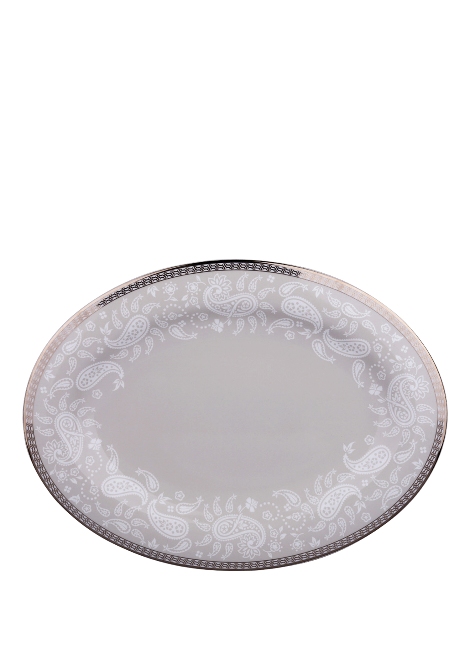 Canterbury Milada Platinum Oval Bone Servis Tabağı 23 cm