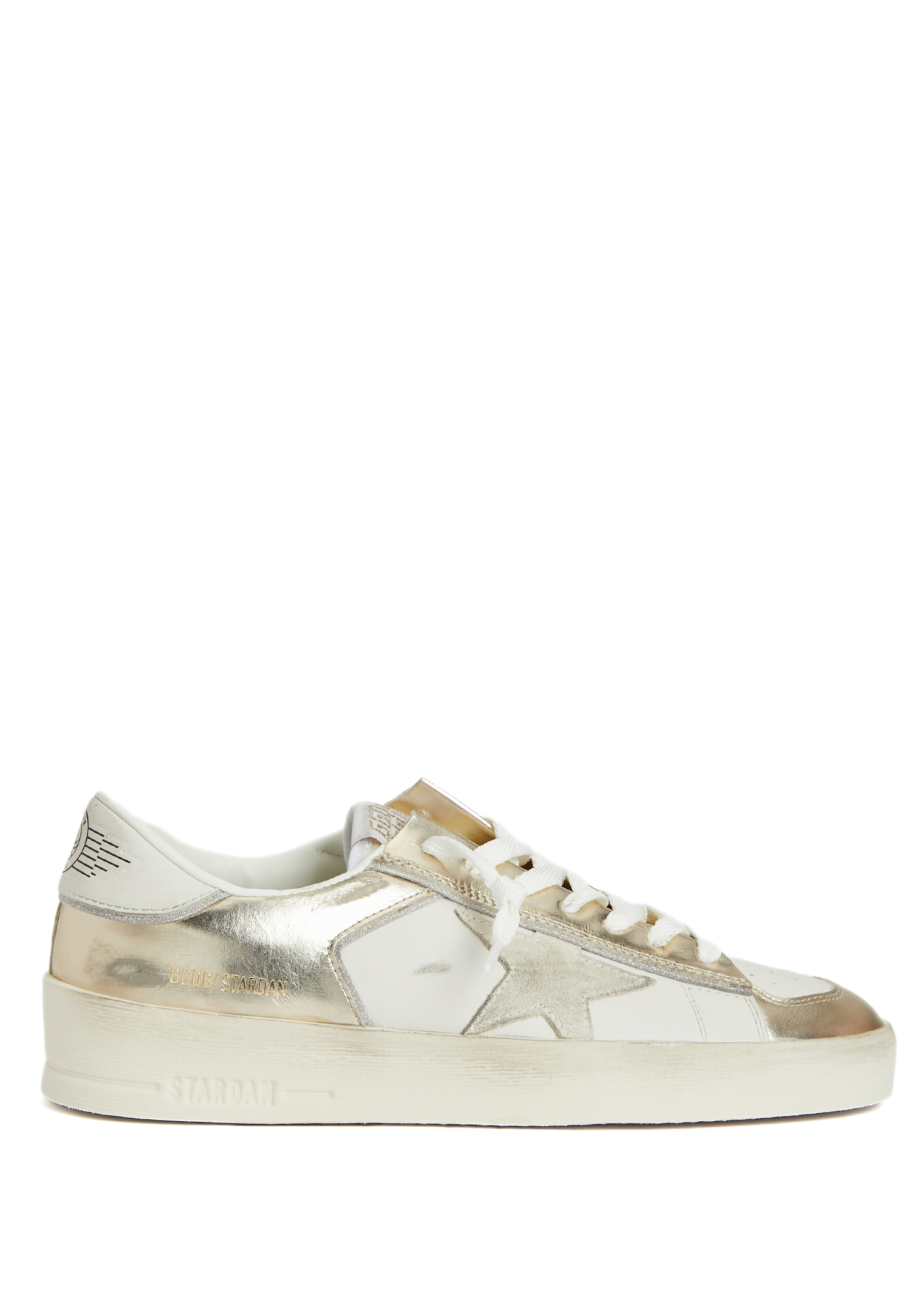 Golden Goose Beyaz Gold Kadın Deri Sneaker