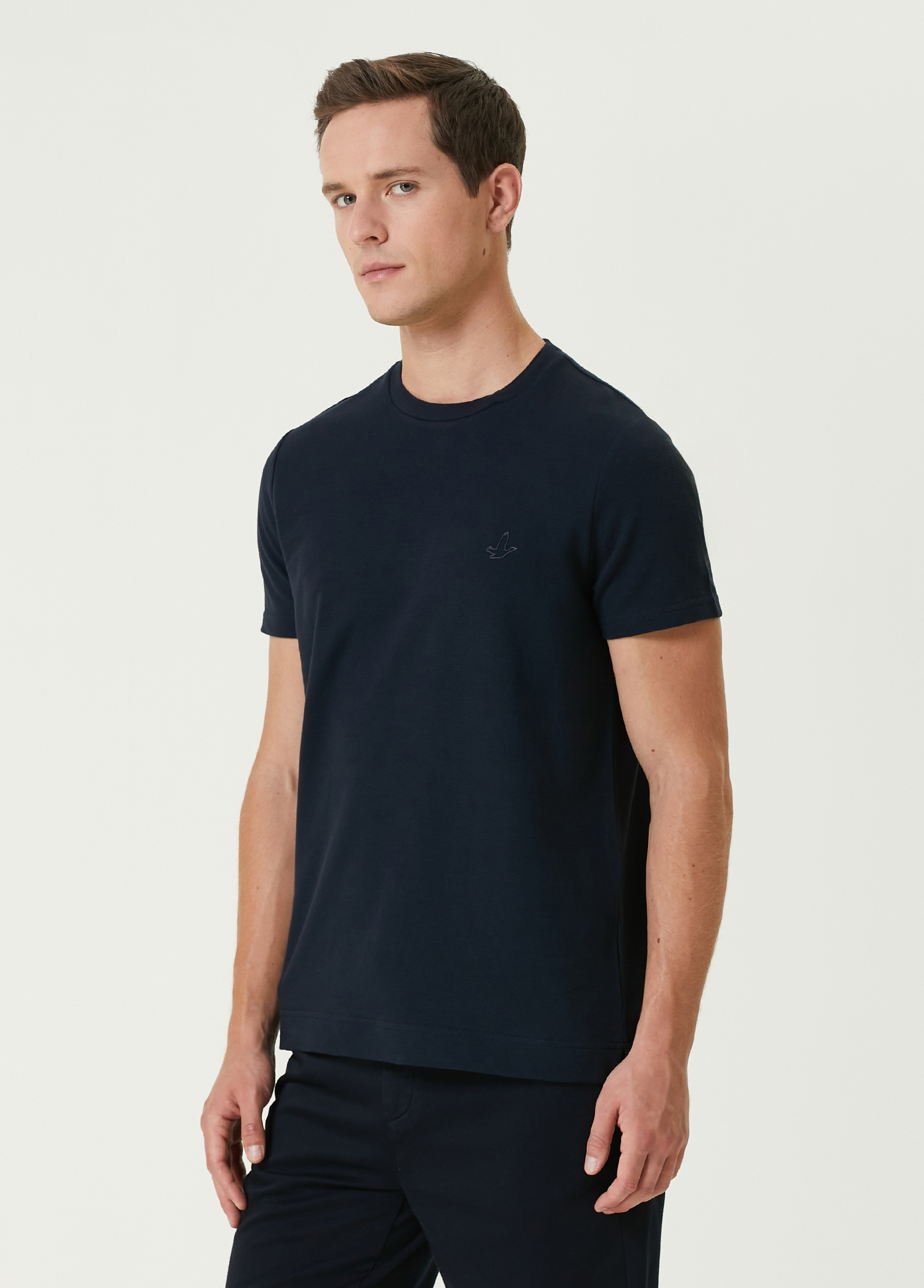 Relax Fit Lacivert T-shirt_3