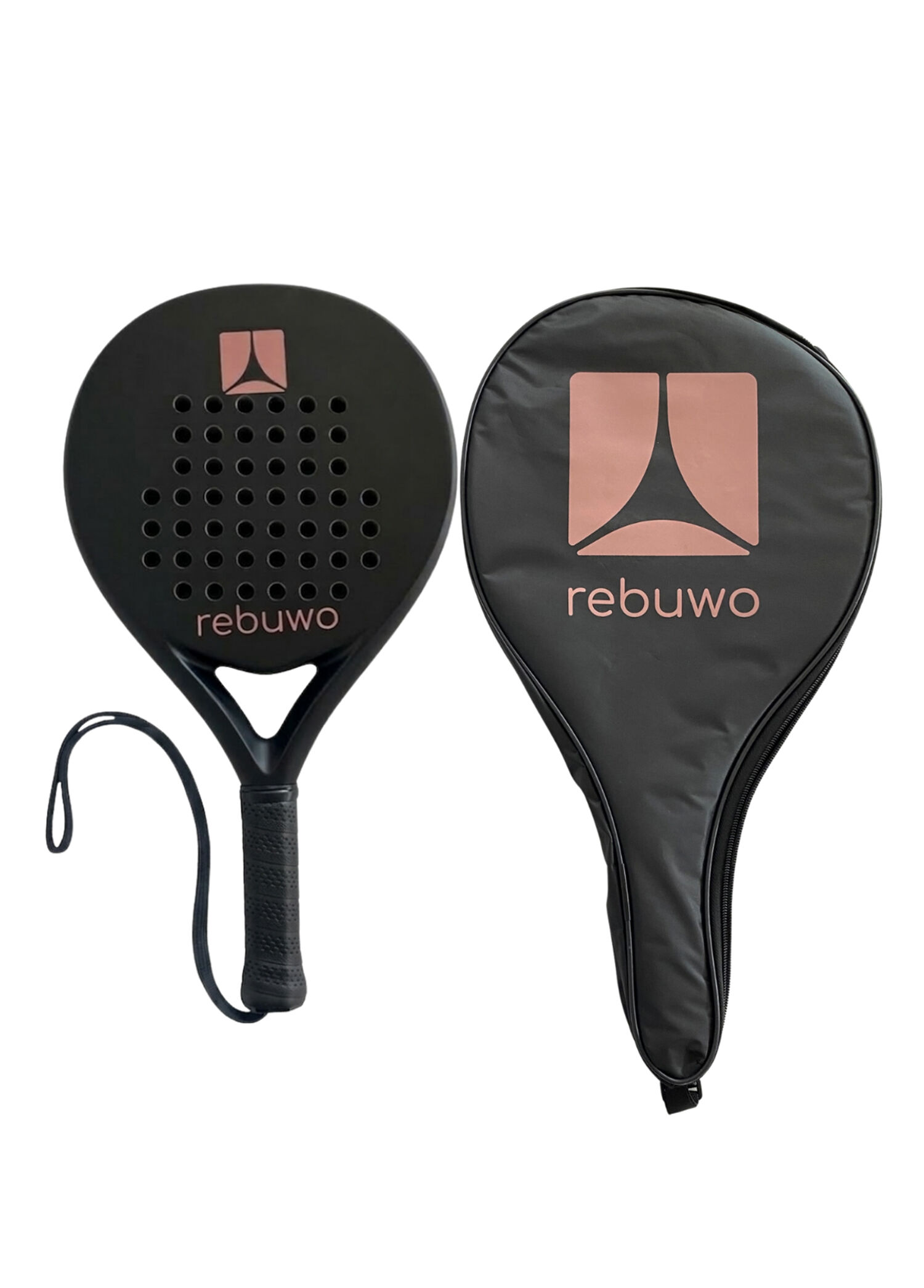 18K Carbon Round Rose Unisex Padel Raketi