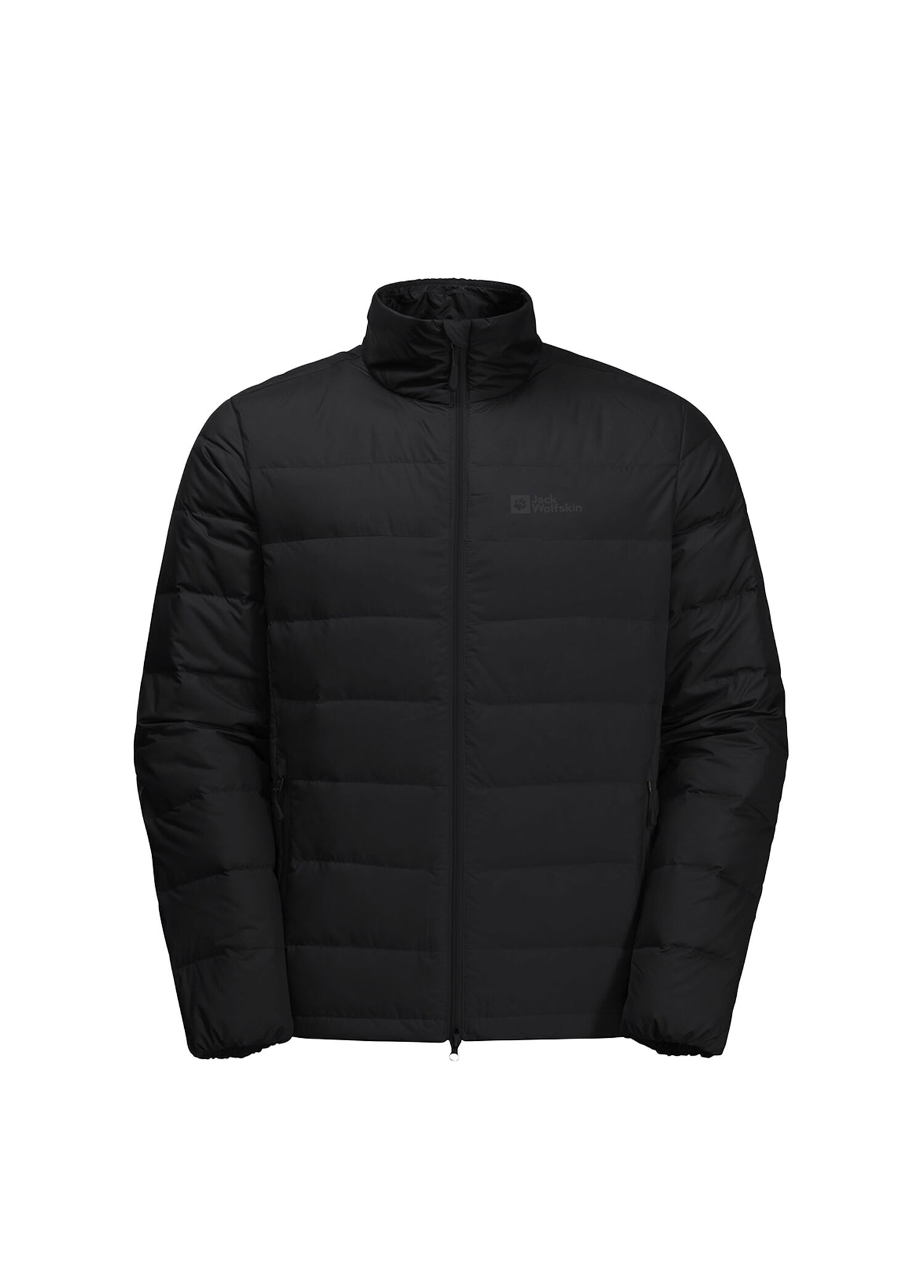 P Jack Wolfskin Ather Do Rds Black Stand Collar Mens Inflatable Outdoor Coat